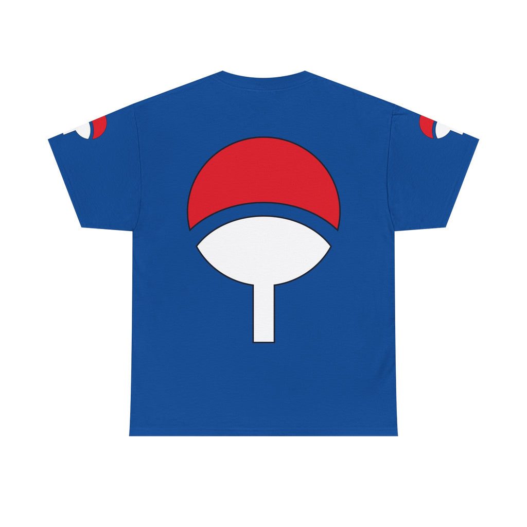 Graphic Anime Μπλούζα Sasuke – Premium Uchiha Clan Logo Tee