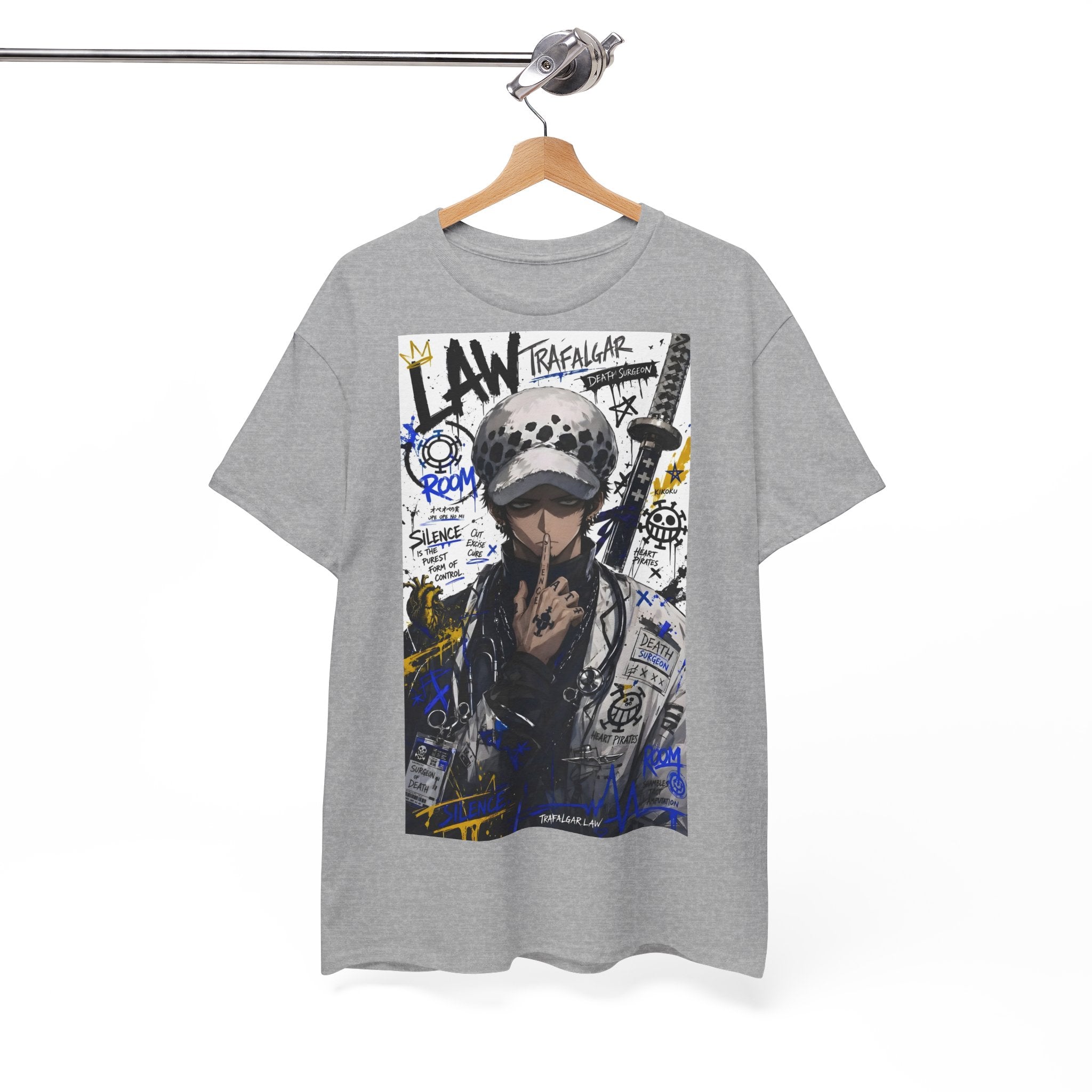 Anime T-Shirt "Trafalgar Law Streetwear" PlusVibe (Έως 5XL)