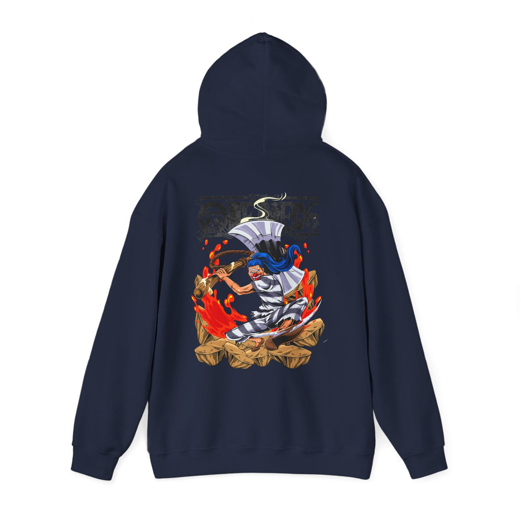 Oversized Anime Φούτερ "Buggy Flashy Yonko" PlusVibe (Έως 5XL)