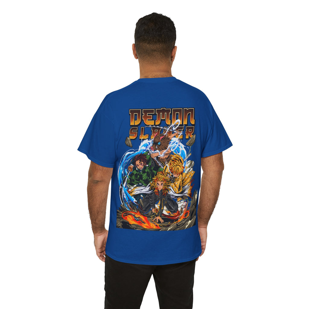 Anime T-Shirt "Demon Slayer Squad Battle" PlusVibe (Έως 5XL)