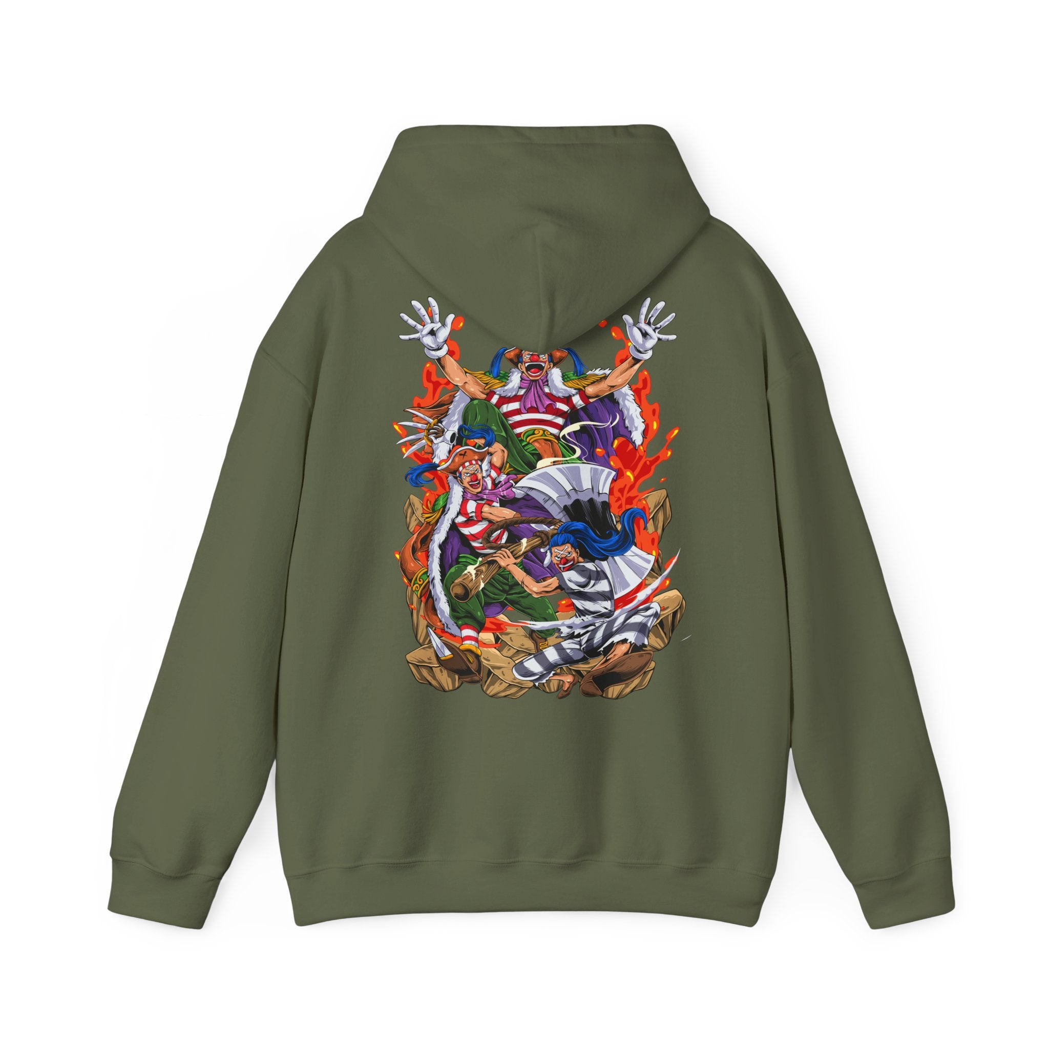 Oversized Anime Φούτερ "Buggy The Yonko" PlusVibe (Έως 5XL)