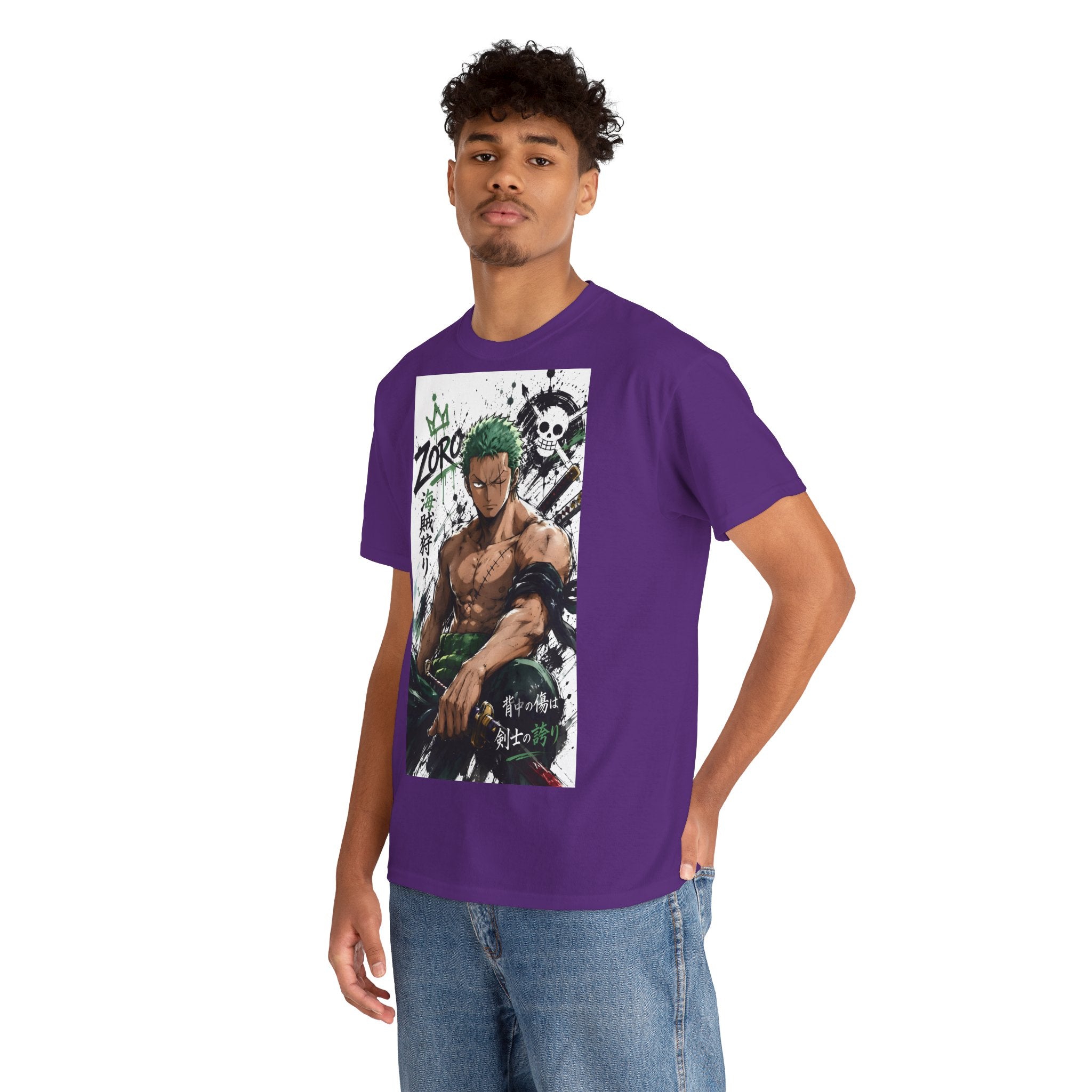 Anime T-Shirt "Roronoa Zoro Streetwear" PlusVibe (Έως 5XL)