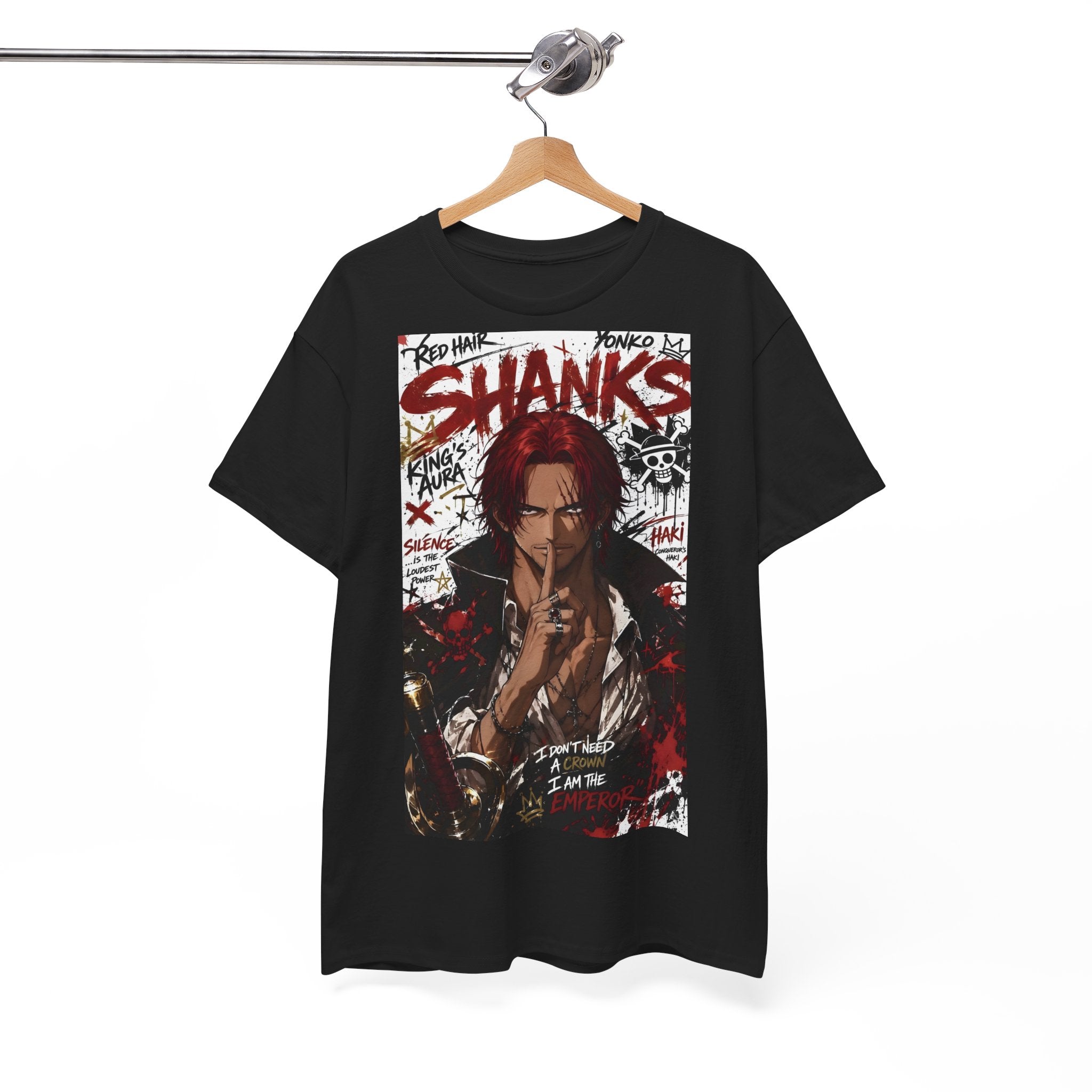 Anime T-Shirt "Red-Haired Shanks Streetwear" PlusVibe (Έως 5XL)