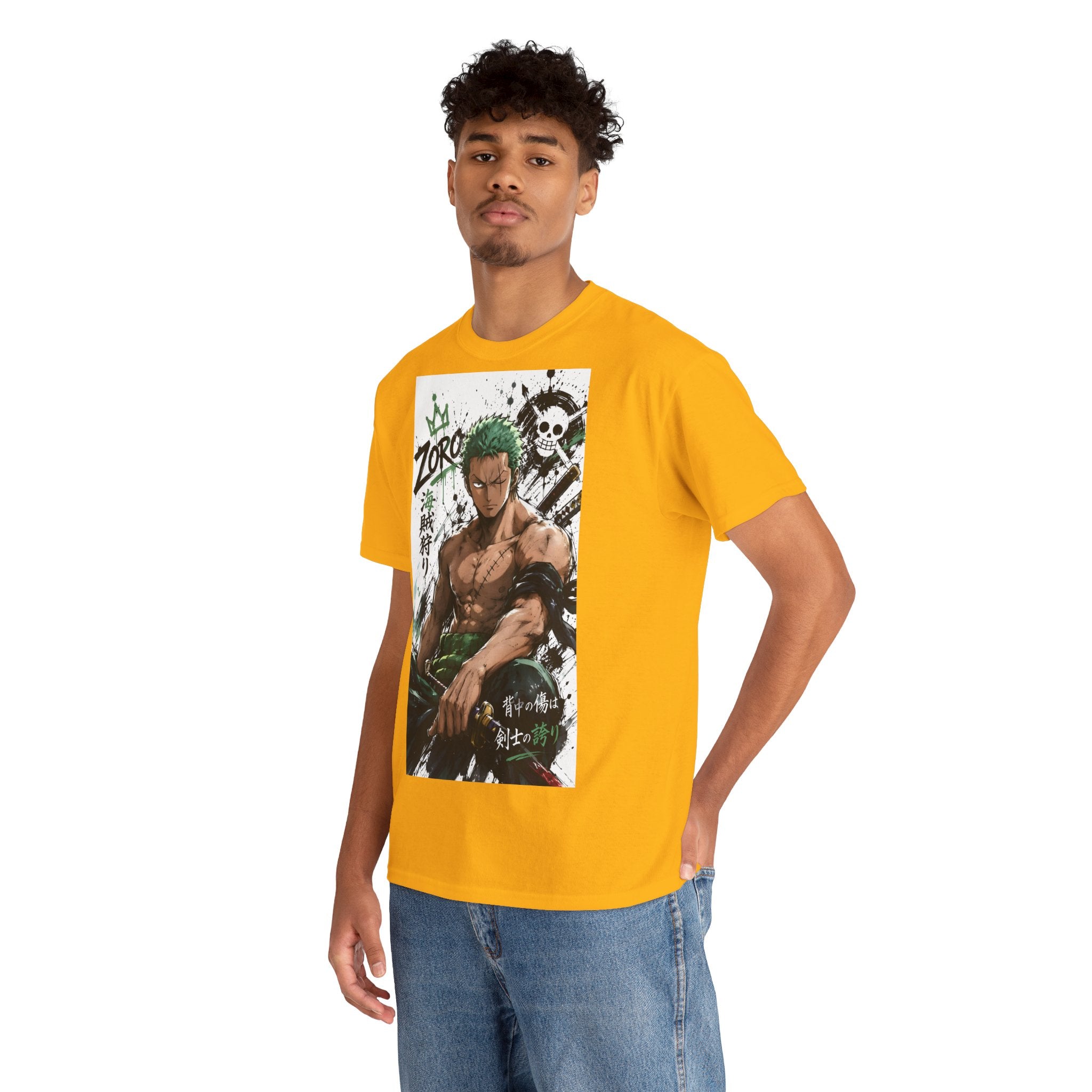 Anime T-Shirt "Roronoa Zoro Streetwear" PlusVibe (Έως 5XL)