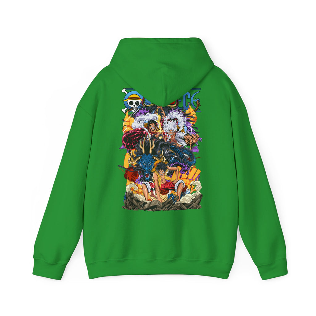 Oversized Φούτερ Luffy Gears Evolution – Unisex Comfort Fit