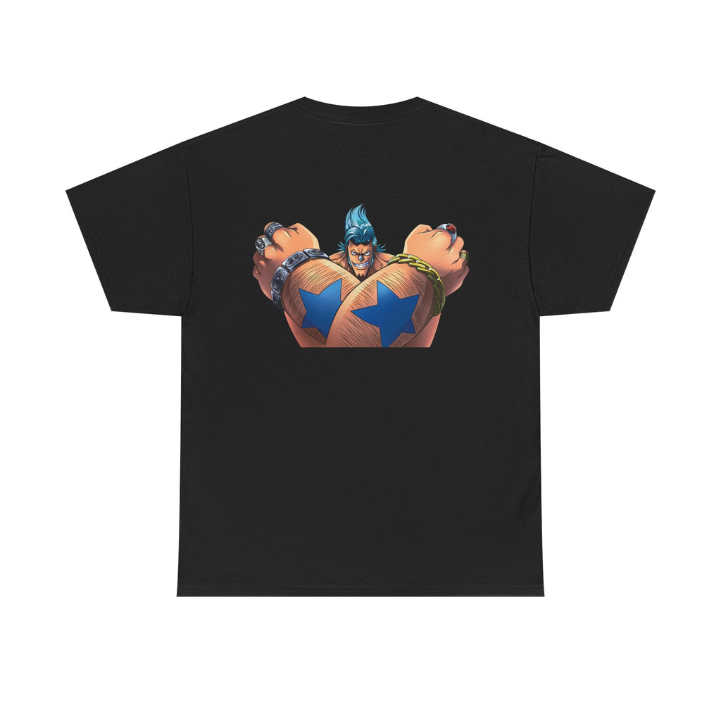 Graphic Anime Μπλούζα Franky – Retro Chest & Back Print