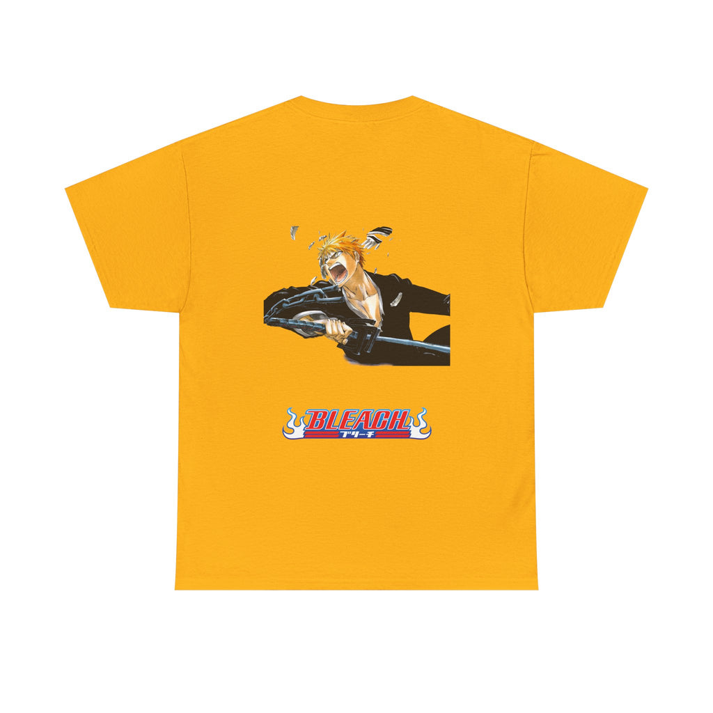 Graphic Anime Μπλούζα Bleach Retro Logo – Vintage Back Print