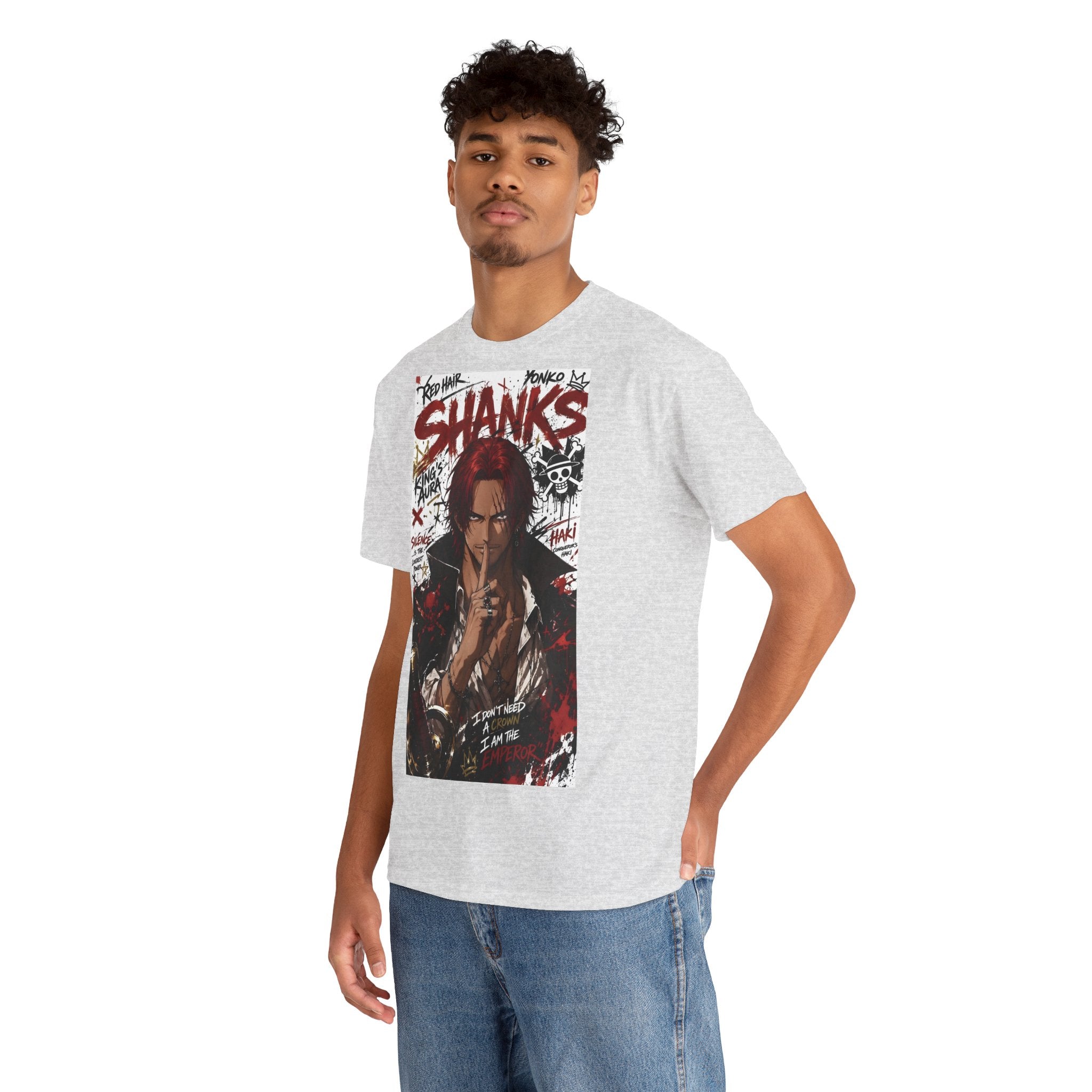 Anime T-Shirt "Red-Haired Shanks Streetwear" PlusVibe (Έως 5XL)