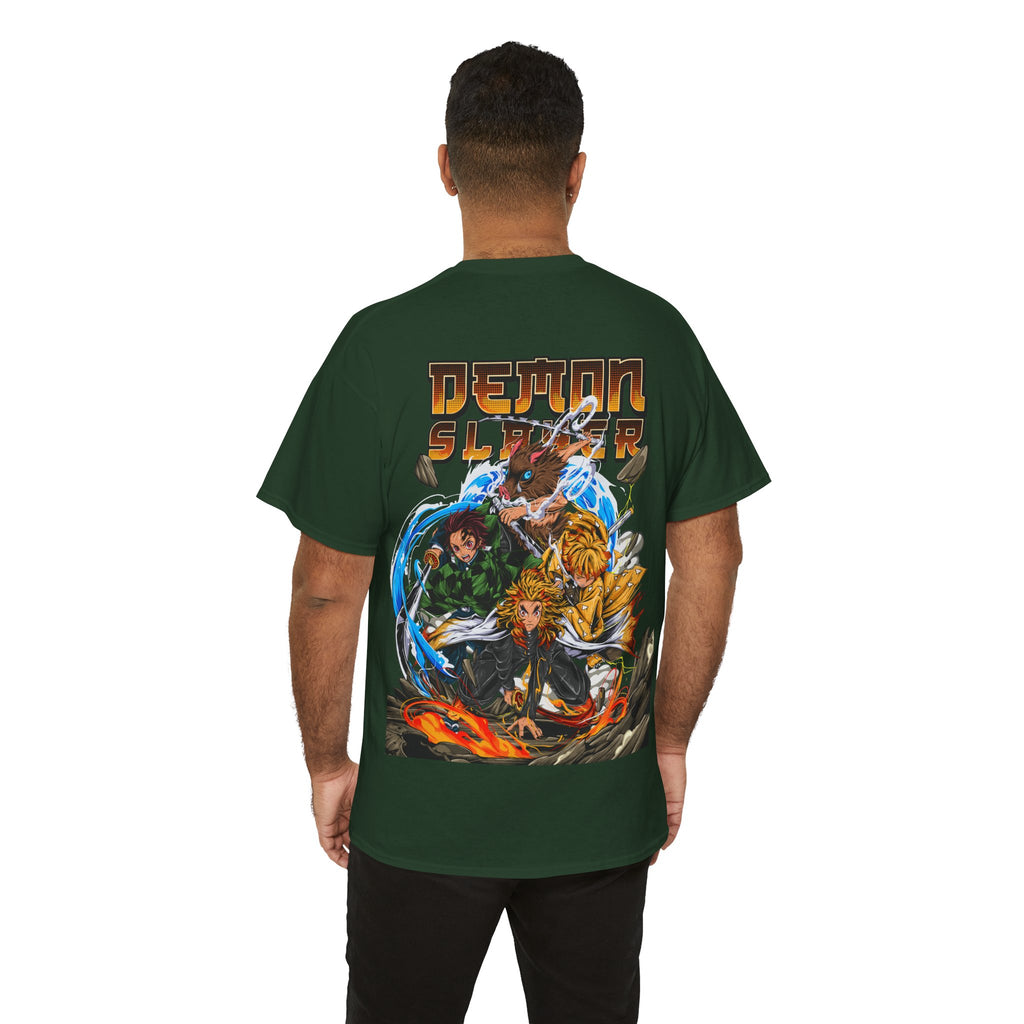 Anime T-Shirt "Demon Slayer Squad Battle" PlusVibe (Έως 5XL)