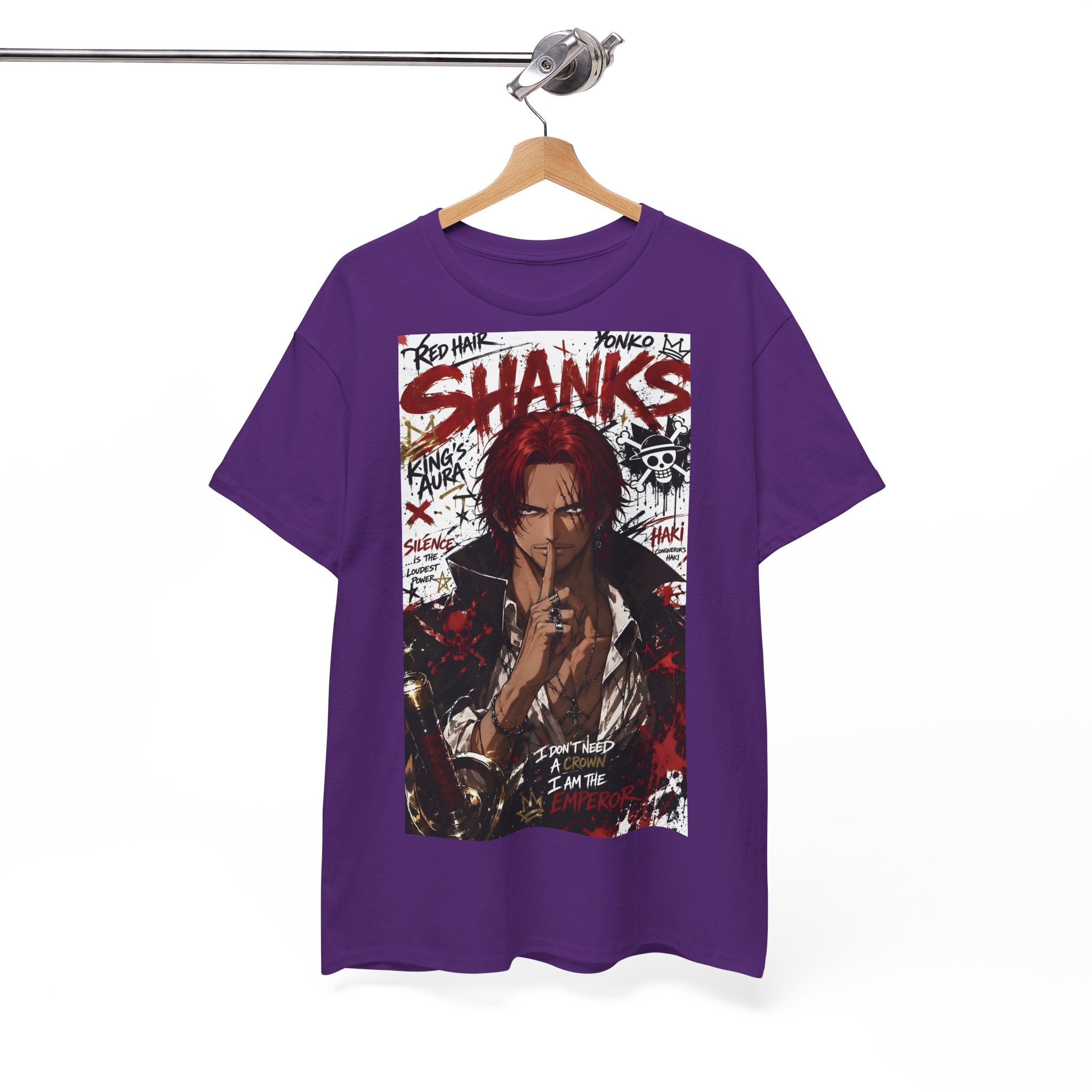 Anime T-Shirt "Red-Haired Shanks Streetwear" PlusVibe (Έως 5XL)