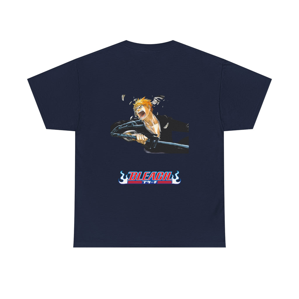 Graphic Anime Μπλούζα Bleach Retro Logo – Vintage Back Print