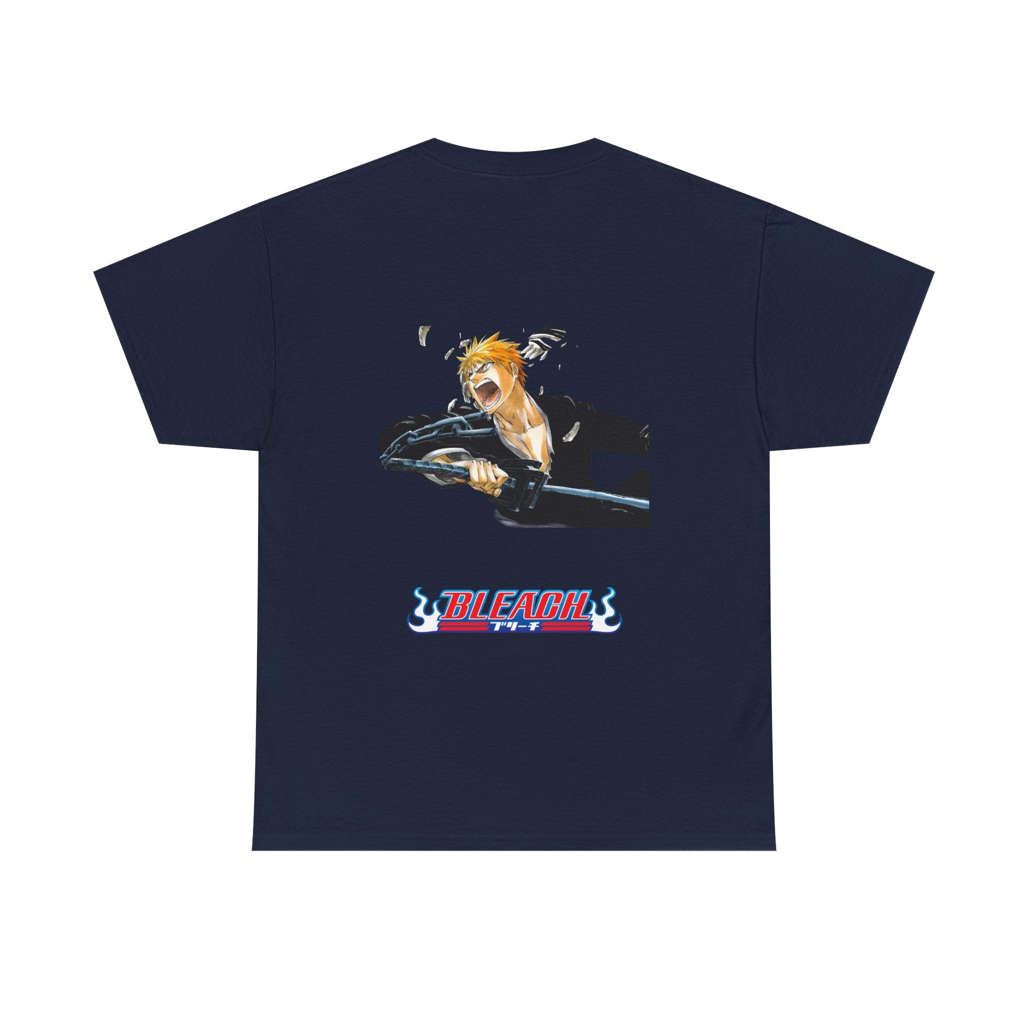Graphic Anime Μπλούζα Bleach Retro Logo – Vintage Back Print