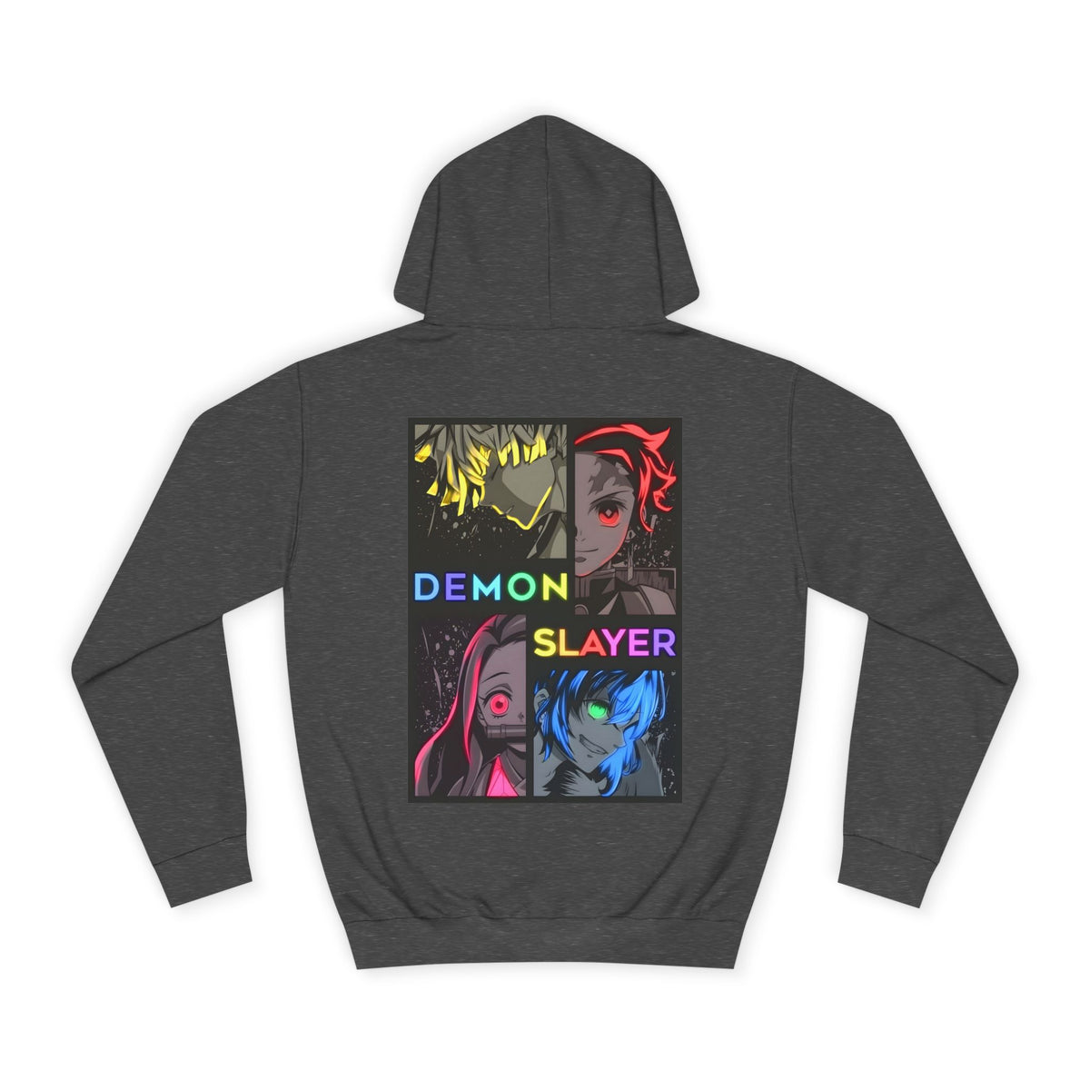 Anime Hoodie "Demon Slayer Neon Quadrant" PlusVibe (Έως 5XL)