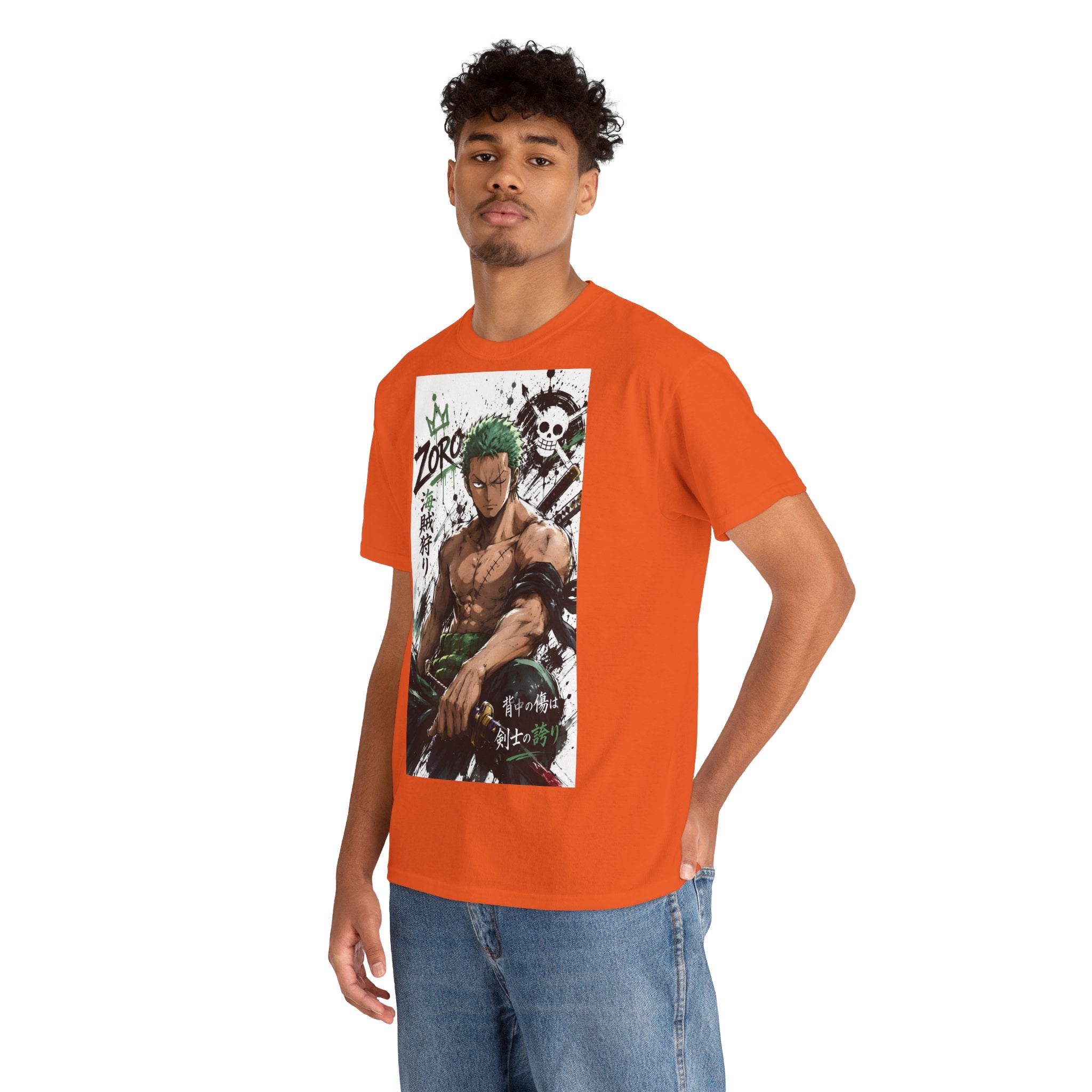 Anime T-Shirt "Roronoa Zoro Streetwear" PlusVibe (Έως 5XL)