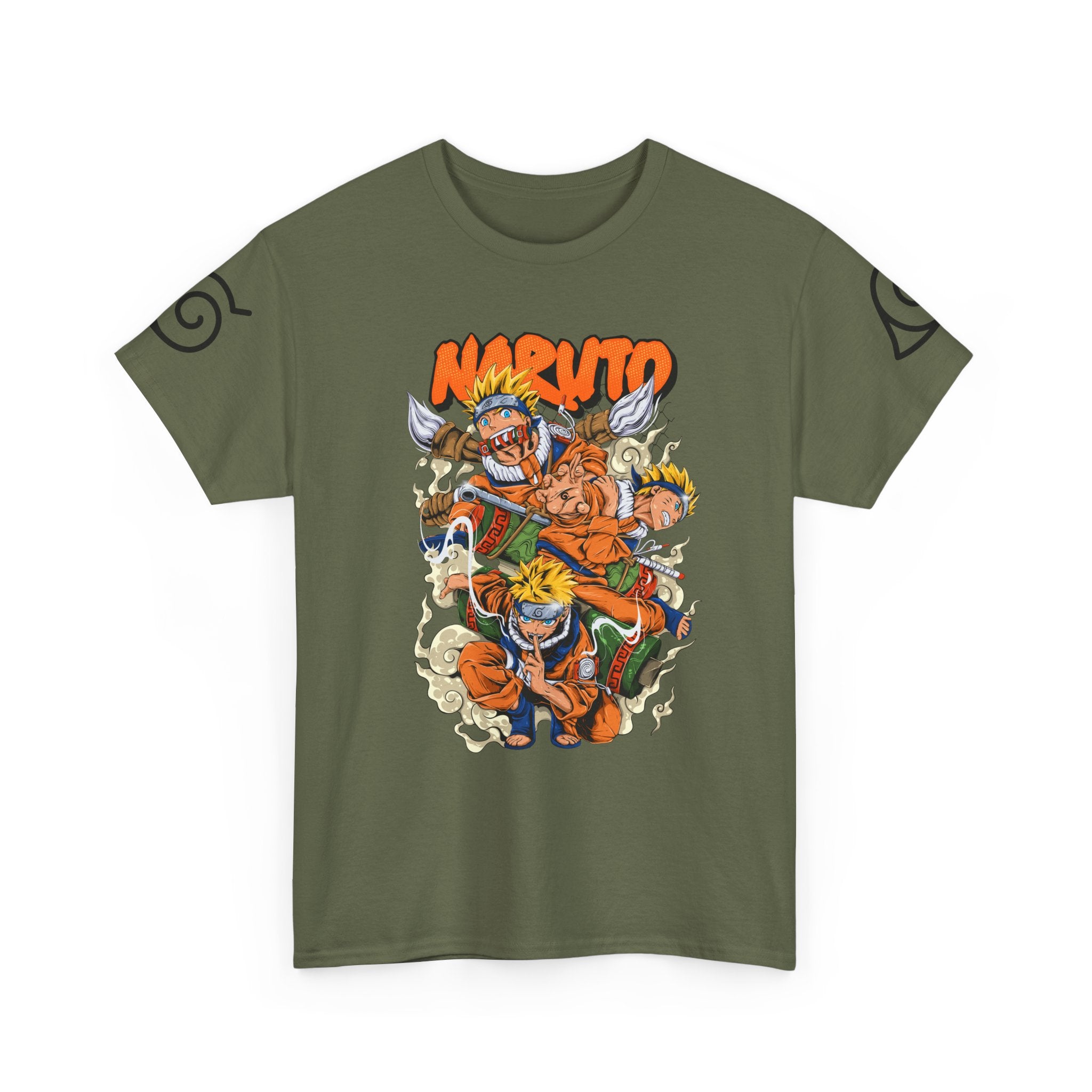 Graphic Anime Μπλούζα Naruto – Premium Character Collage Tee