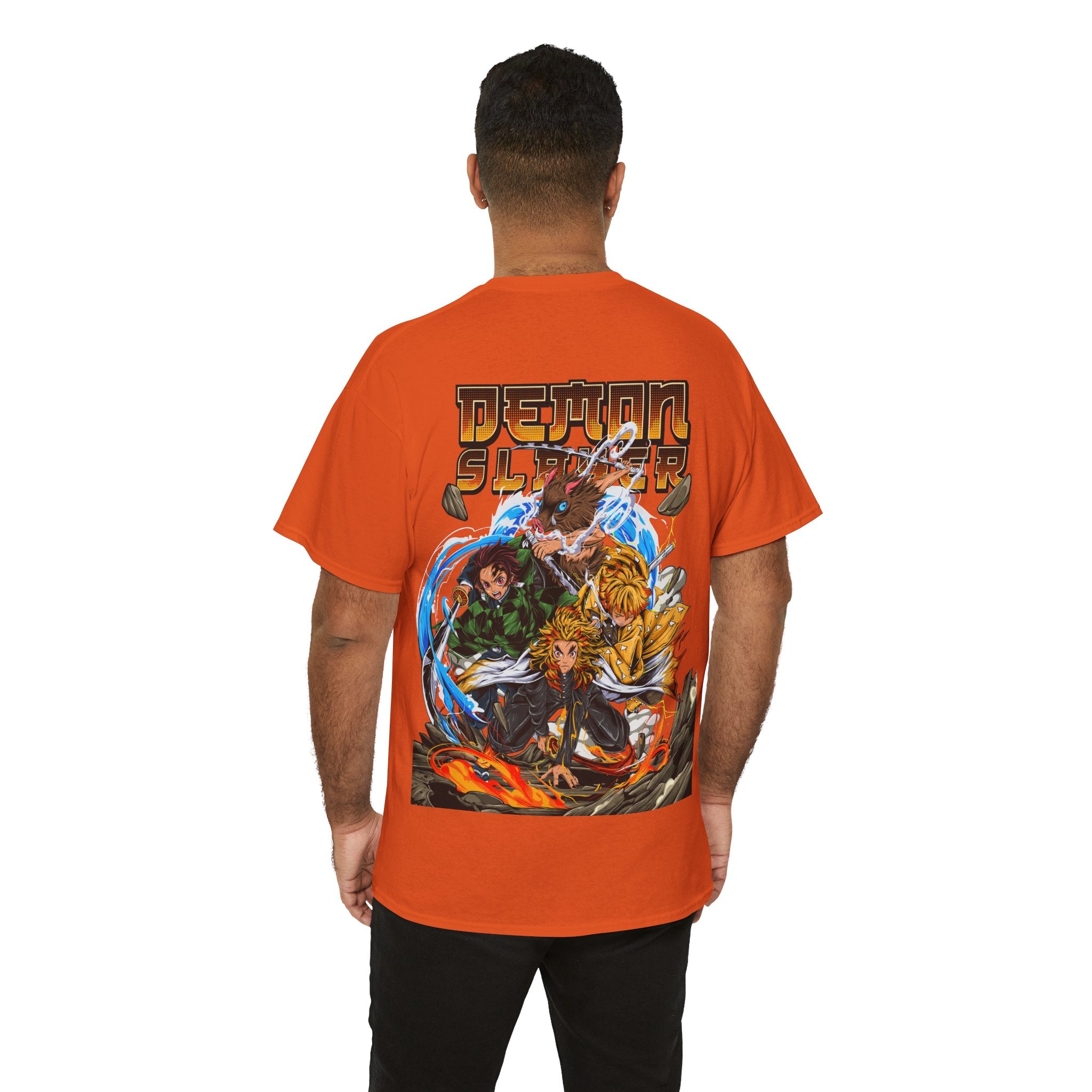Anime T-Shirt "Demon Slayer Squad Battle" PlusVibe (Έως 5XL)