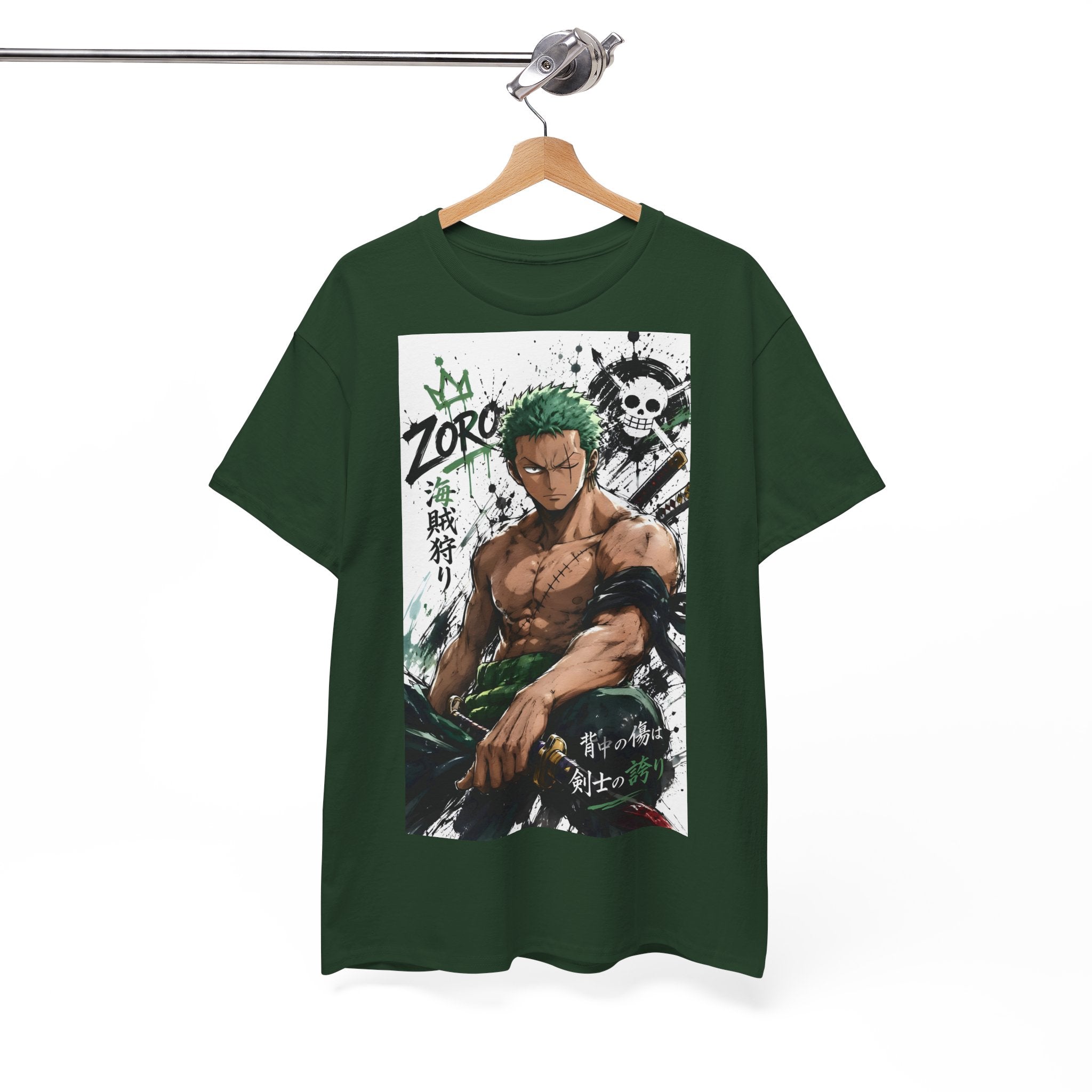 Anime T-Shirt "Roronoa Zoro Streetwear" PlusVibe (Έως 5XL)