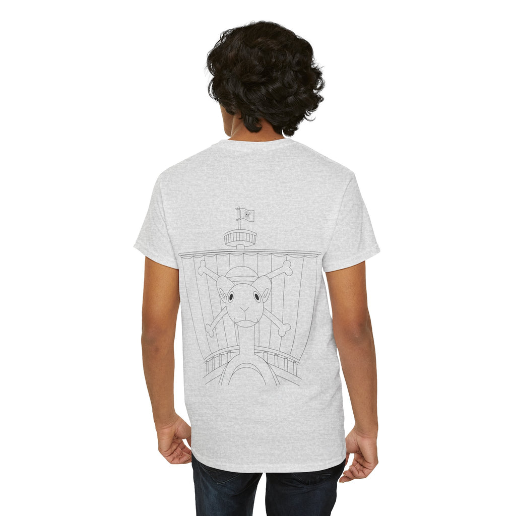 Anime T-Shirt "Going Merry Outline" PlusVibe (Έως 5XL)