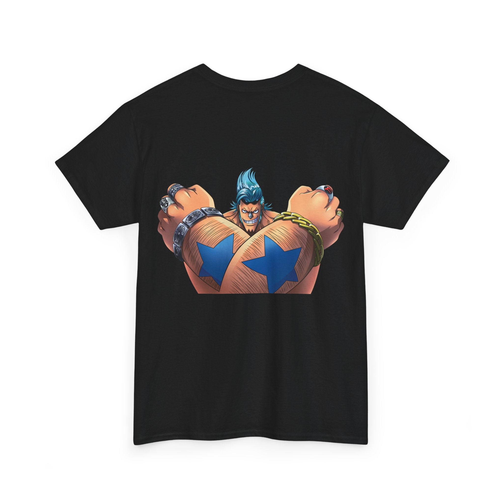 Graphic Anime Μπλούζα Franky – Retro Chest & Back Print