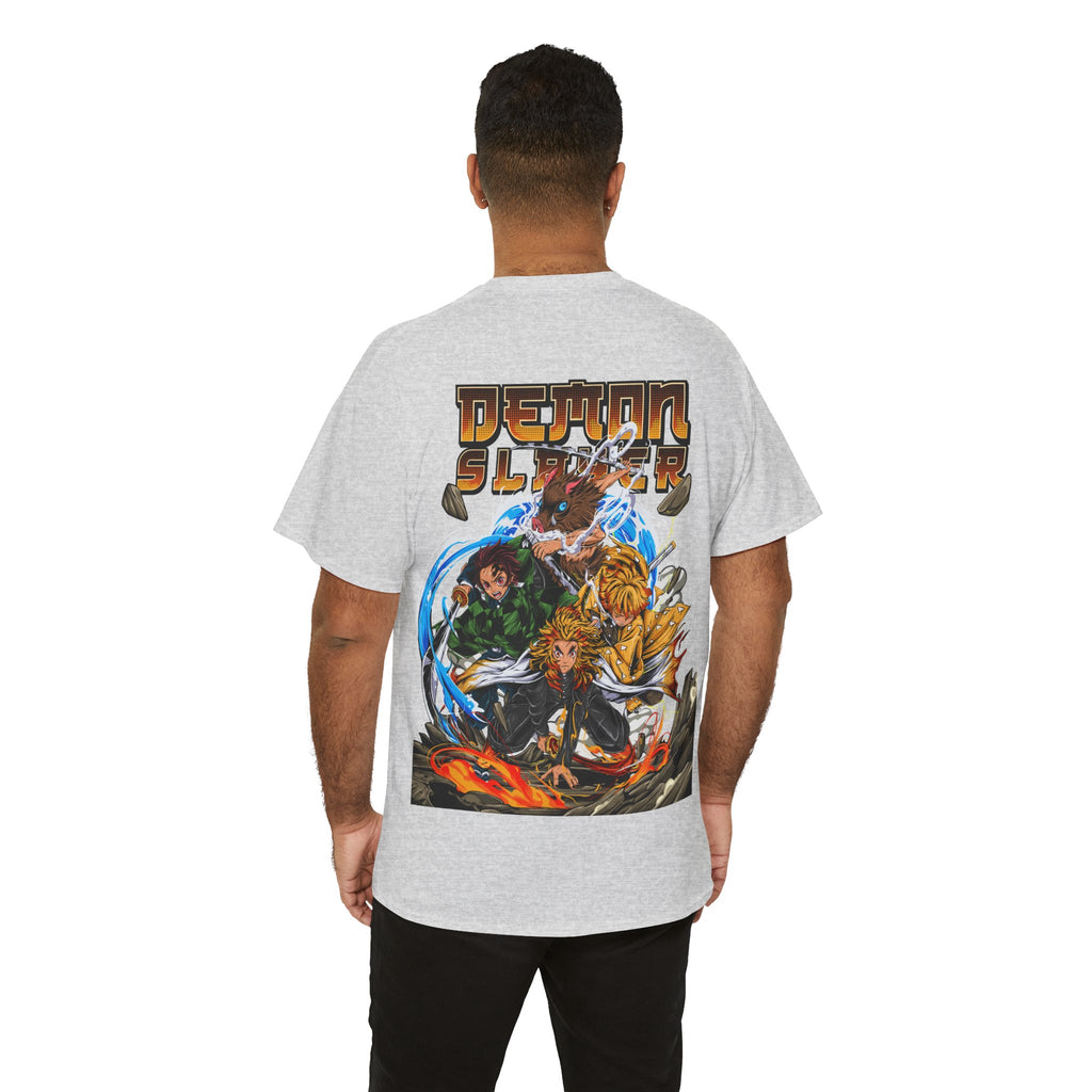 Anime T-Shirt "Demon Slayer Squad Battle" PlusVibe (Έως 5XL)