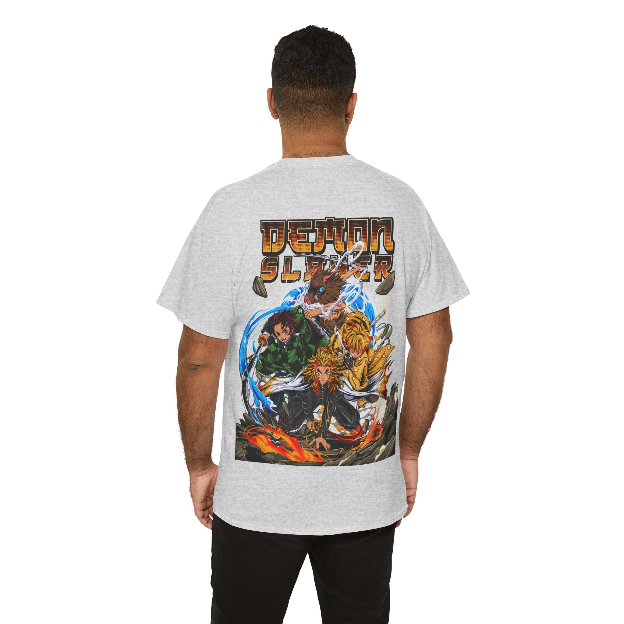 Anime T-Shirt "Demon Slayer Squad Battle" PlusVibe (Έως 5XL)