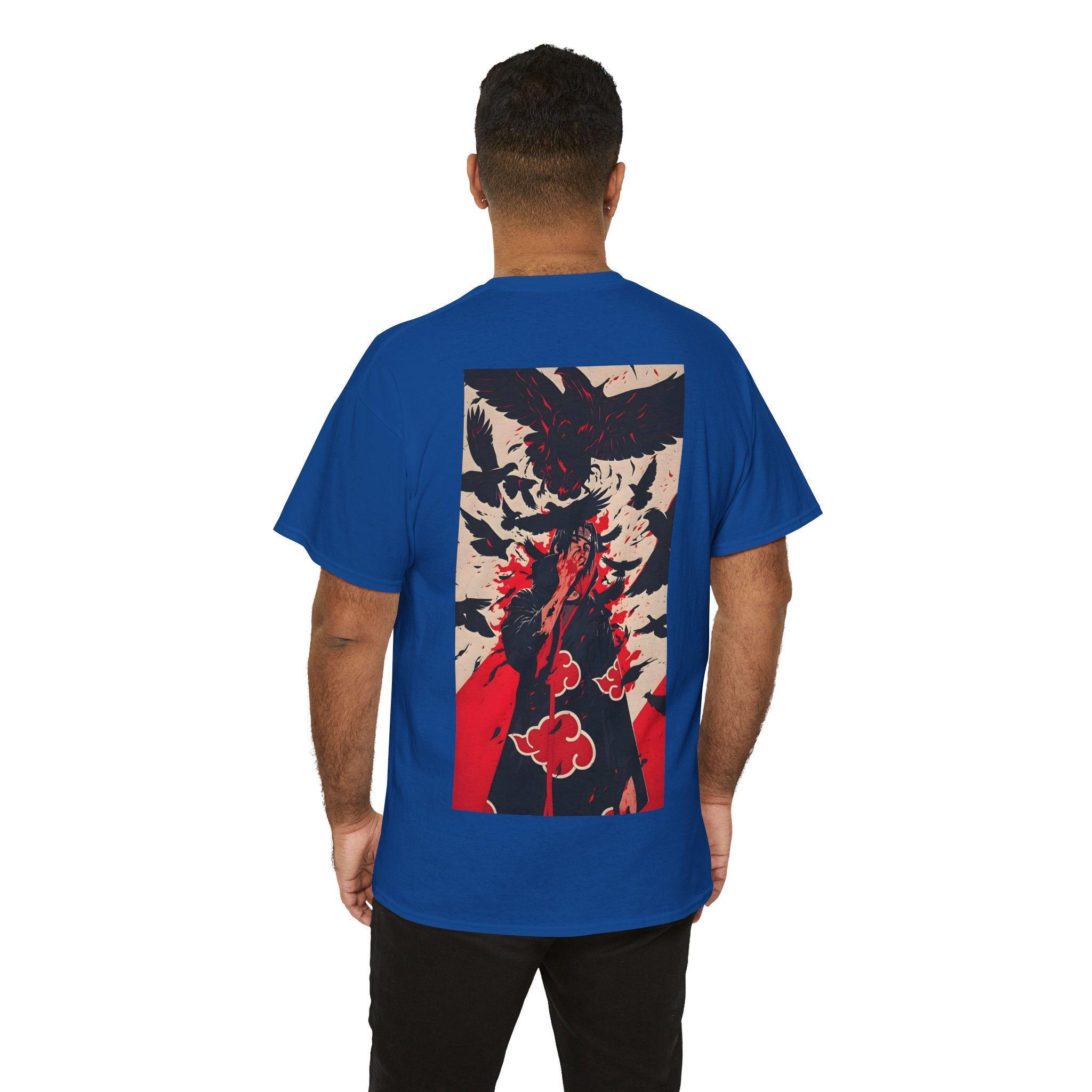 Anime T-Shirt "Itachi Uchiha Crow Illusion" PlusVibe (Έως 5XL)