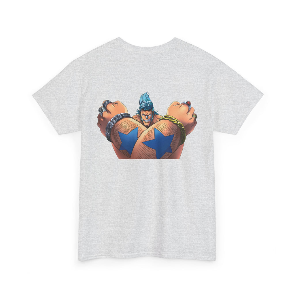 Graphic Anime Μπλούζα Franky – Retro Chest & Back Print