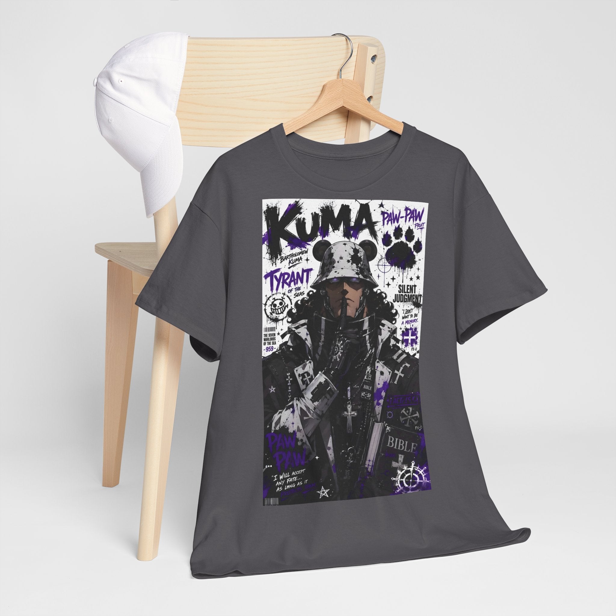 Anime T-Shirt "Bartholomew Kuma Streetwear" PlusVibe (Έως 5XL)