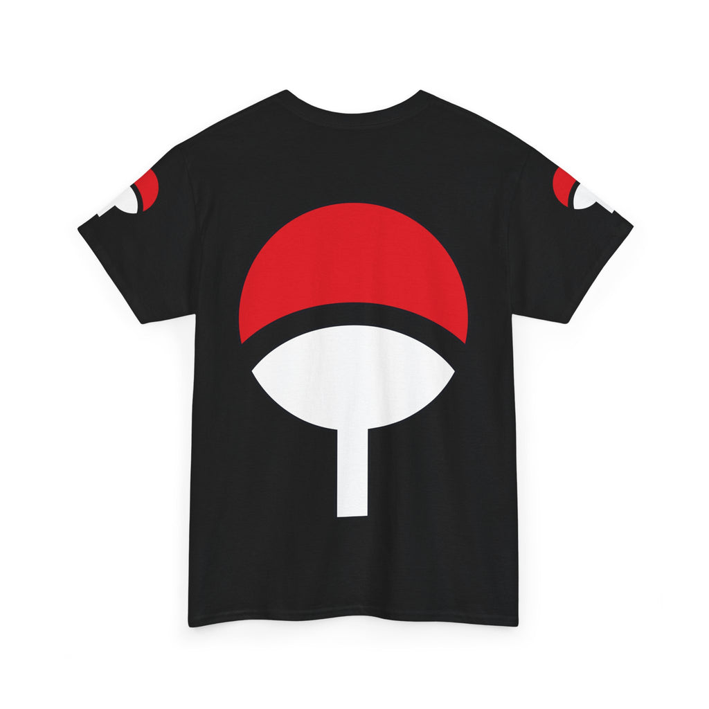 Graphic Anime Μπλούζα Sasuke – Premium Uchiha Clan Logo Tee