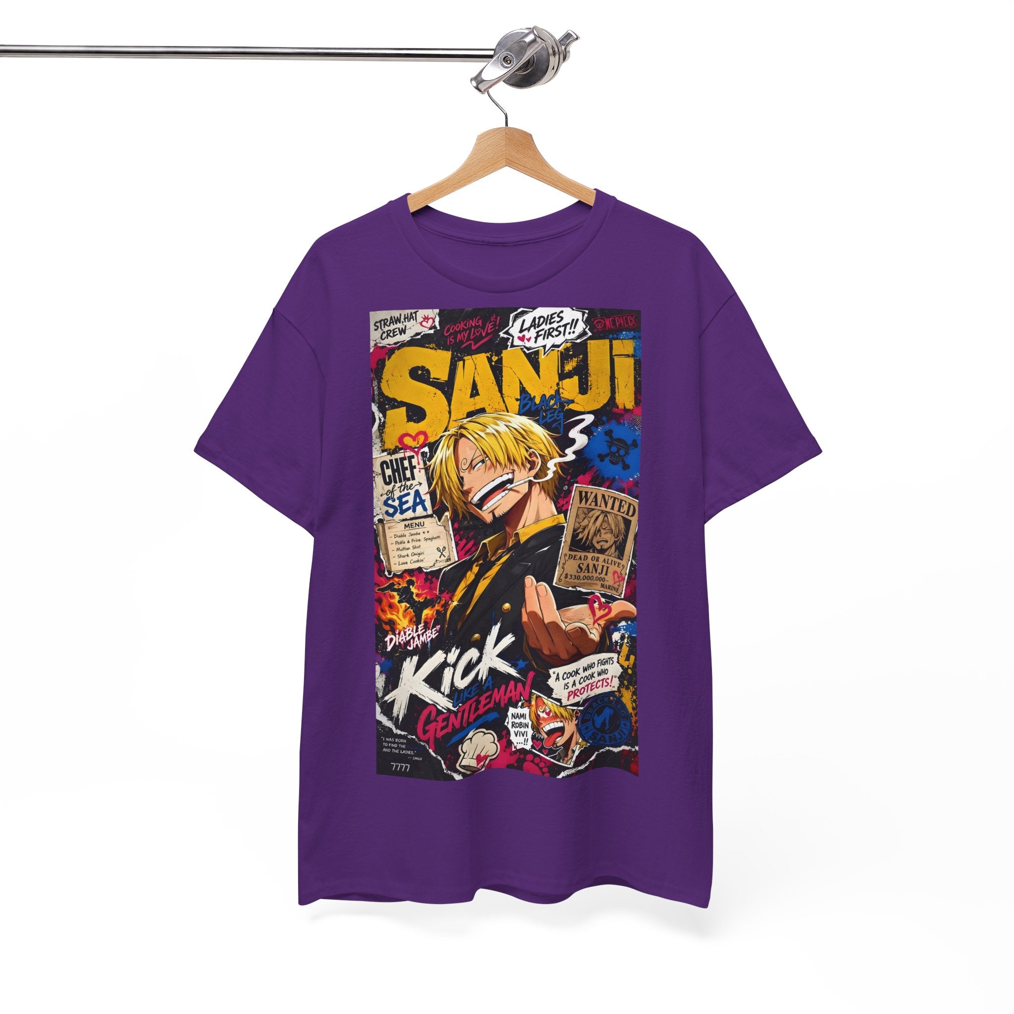 Anime T-Shirt "Vinsmoke Sanji Streetwear" PlusVibe (Έως 5XL)