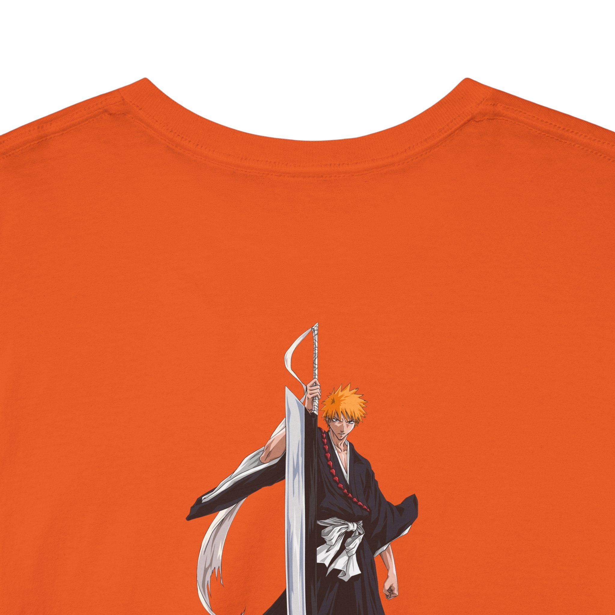 Anime T-Shirt Bleach "Ichigo Kurosaki" Back Graphic PlusVibe (Έως 5XL)