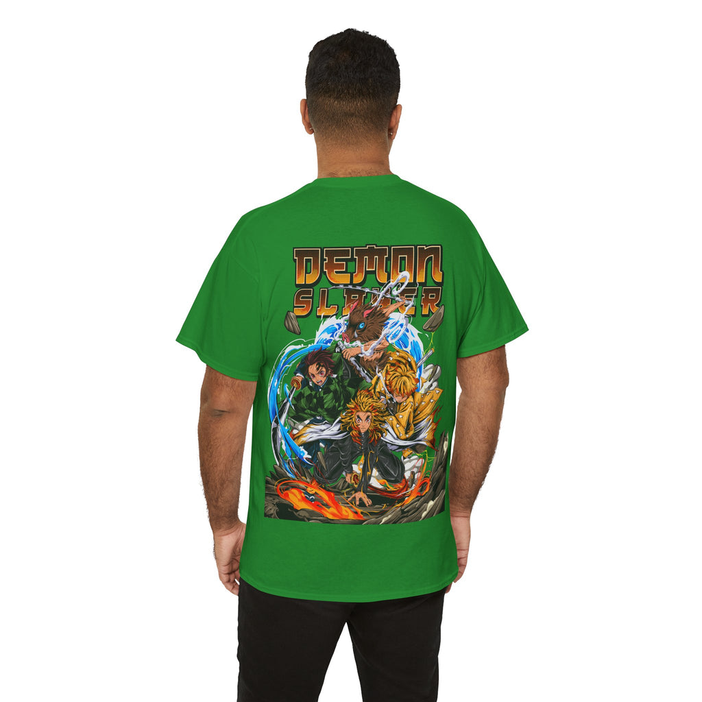 Anime T-Shirt "Demon Slayer Squad Battle" PlusVibe (Έως 5XL)