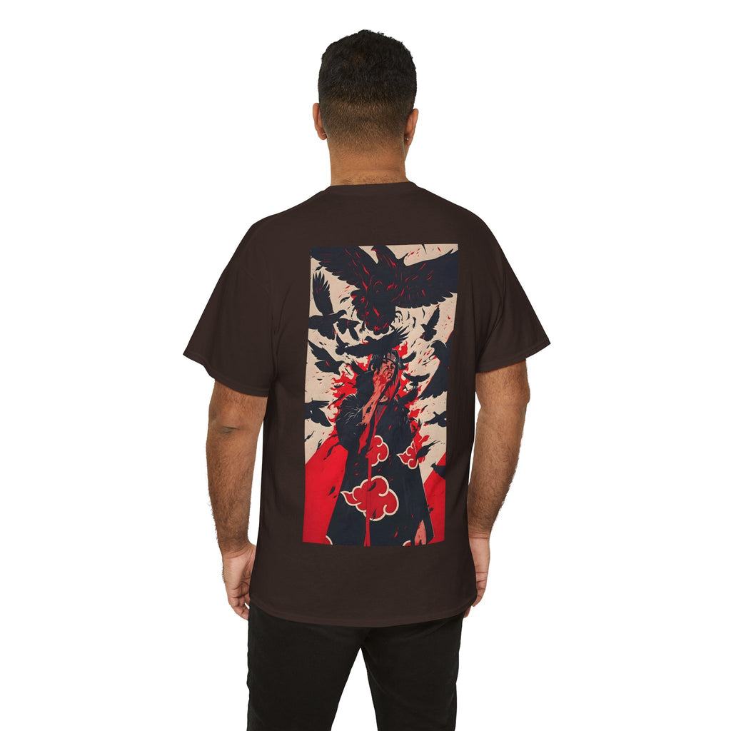 Anime T-Shirt "Itachi Uchiha Crow Illusion" PlusVibe (Έως 5XL)