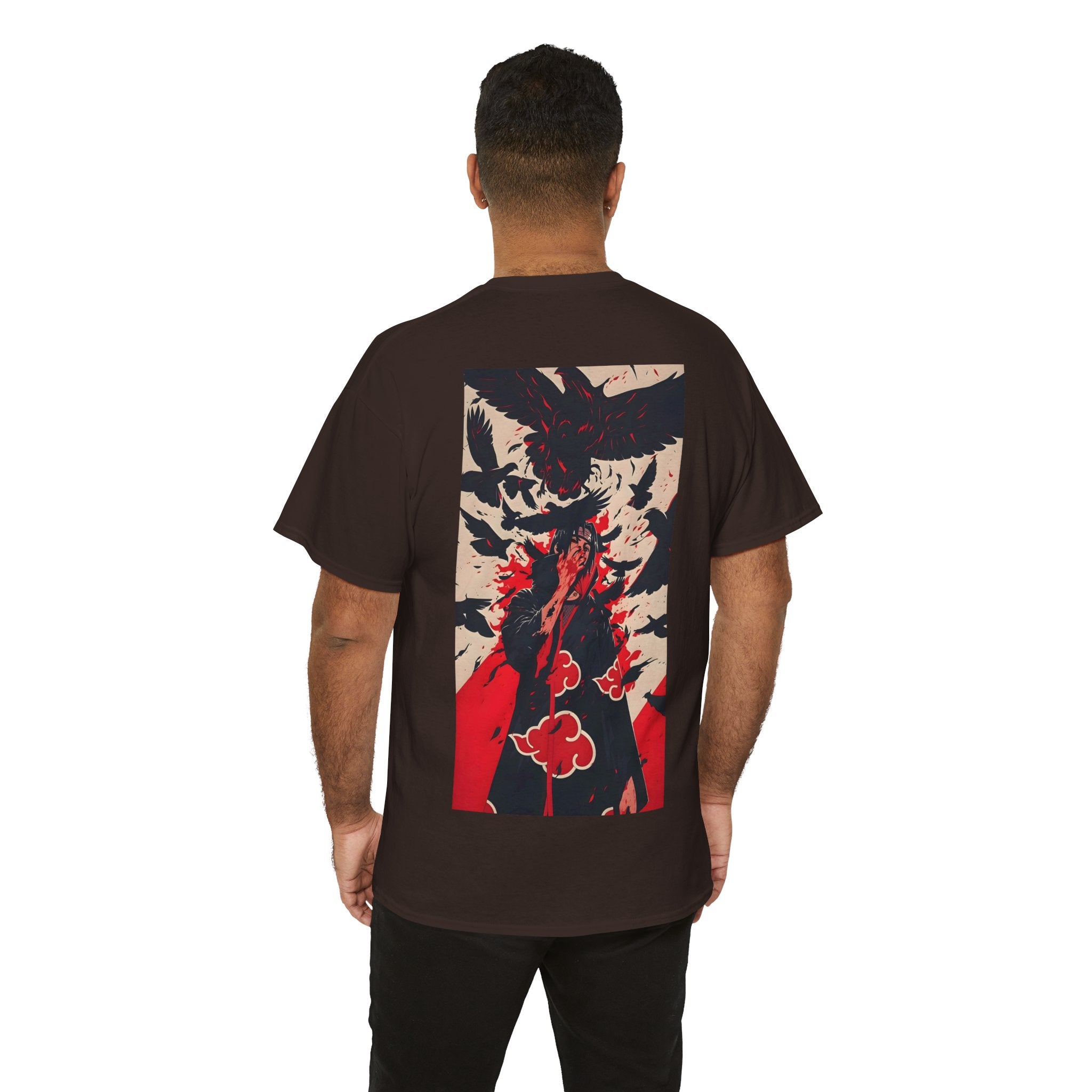 Anime T-Shirt "Itachi Uchiha Crow Illusion" PlusVibe (Έως 5XL)