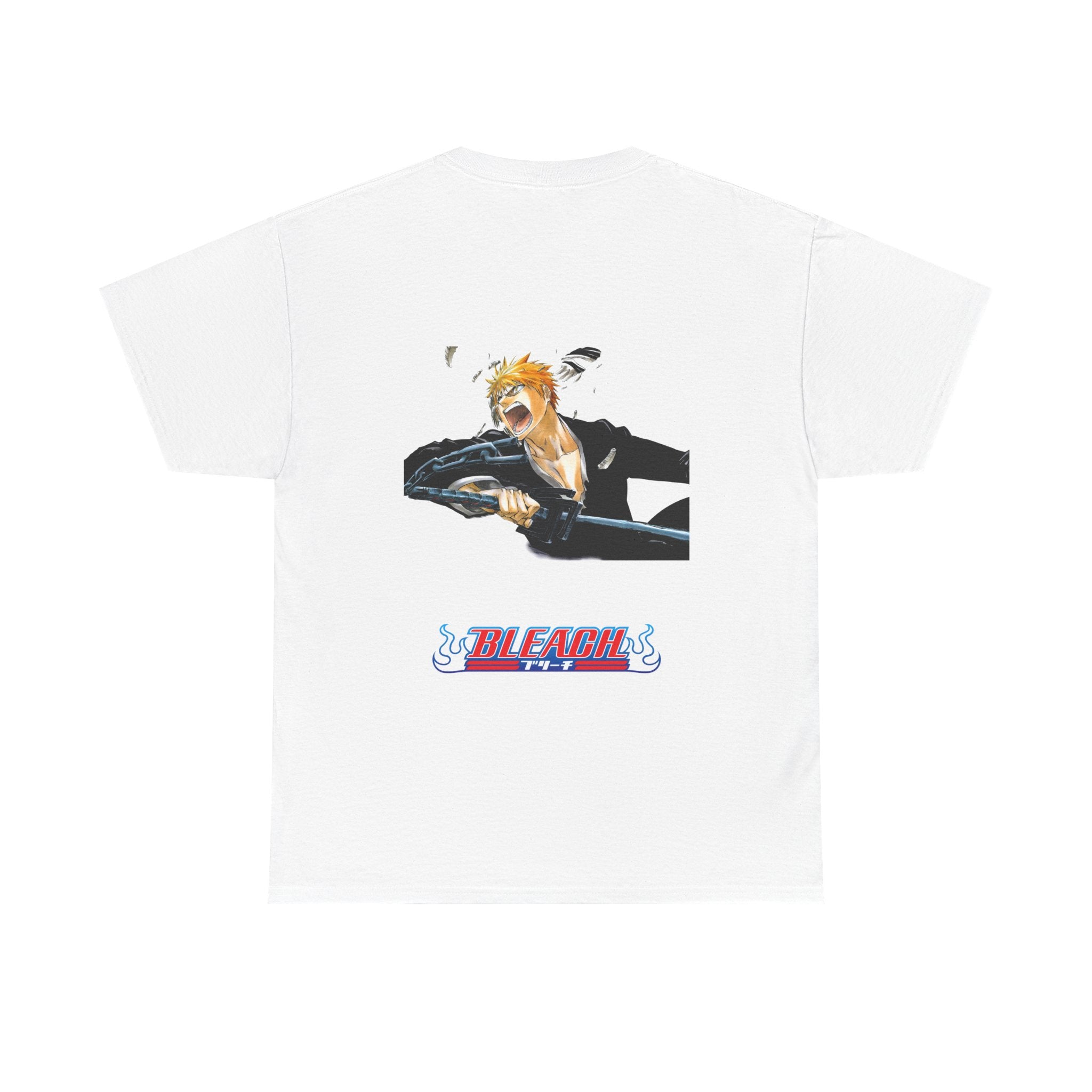 Graphic Anime Μπλούζα Bleach Retro Logo – Vintage Back Print
