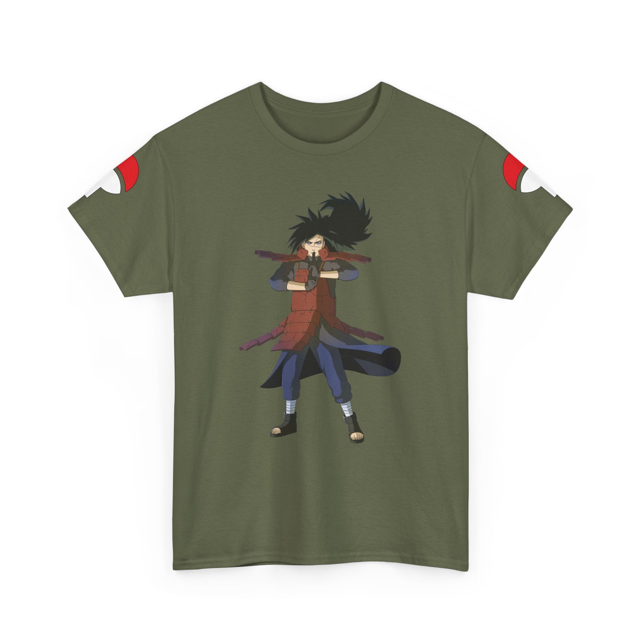 Graphic Anime Μπλούζα Madara – Premium Red Uchiha Symbol Tee