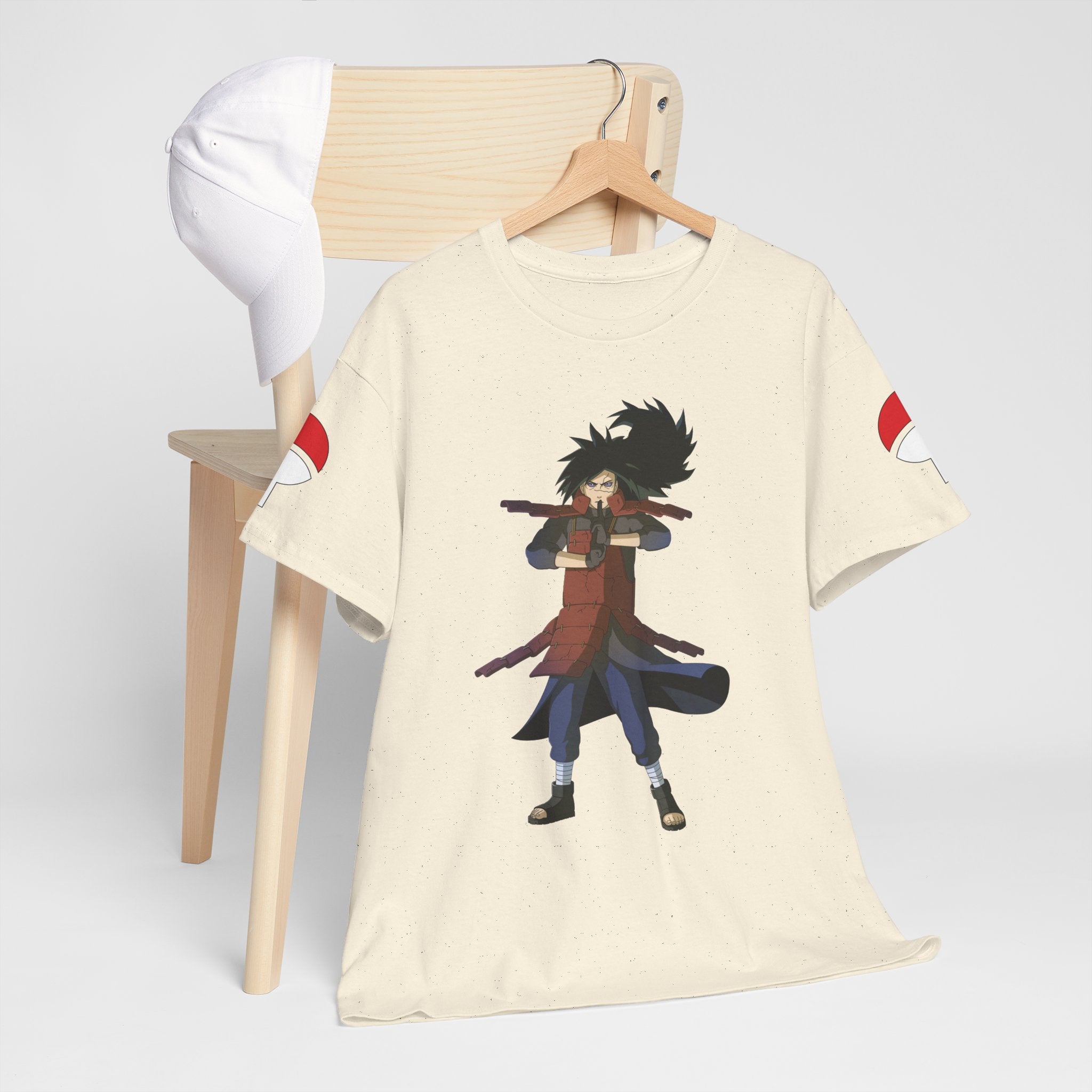 Graphic Anime Μπλούζα Madara – Premium Red Uchiha Symbol Tee