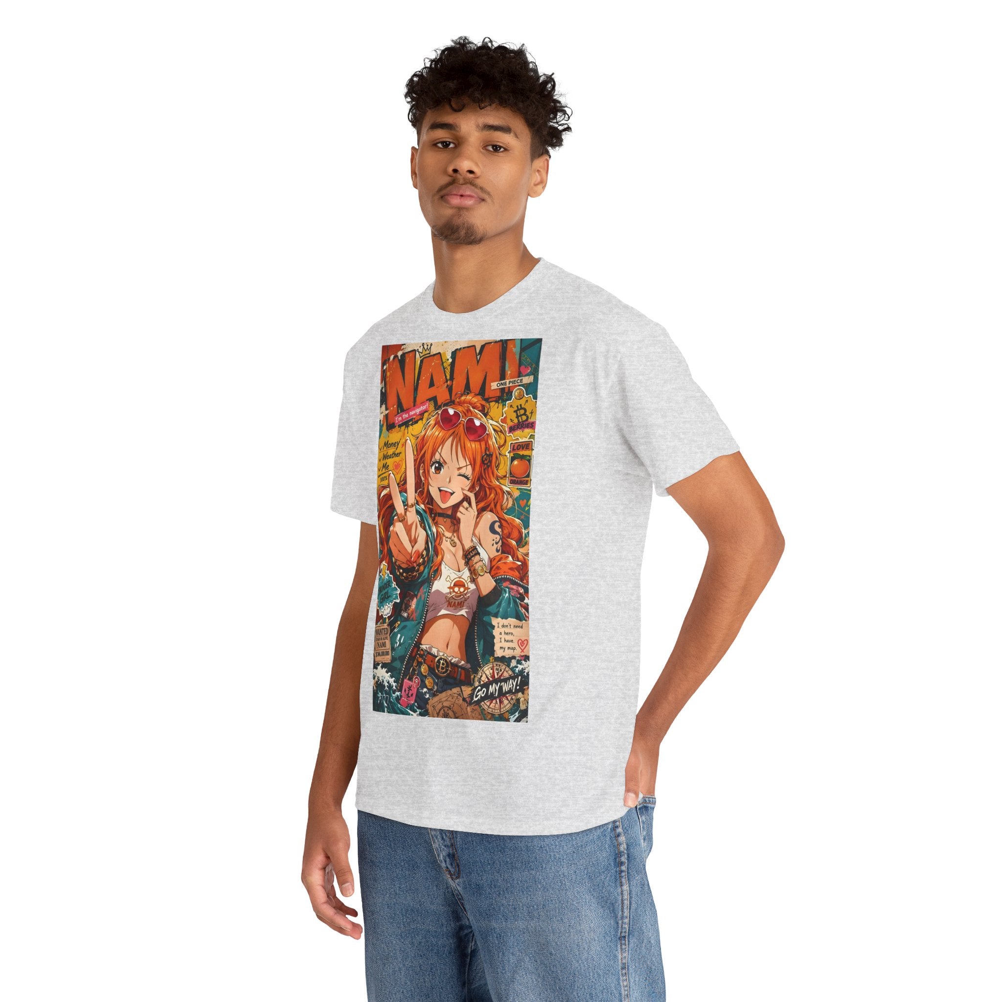 Anime T-Shirt "Nami Cat Burglar Streetwear" PlusVibe (Έως 5XL)