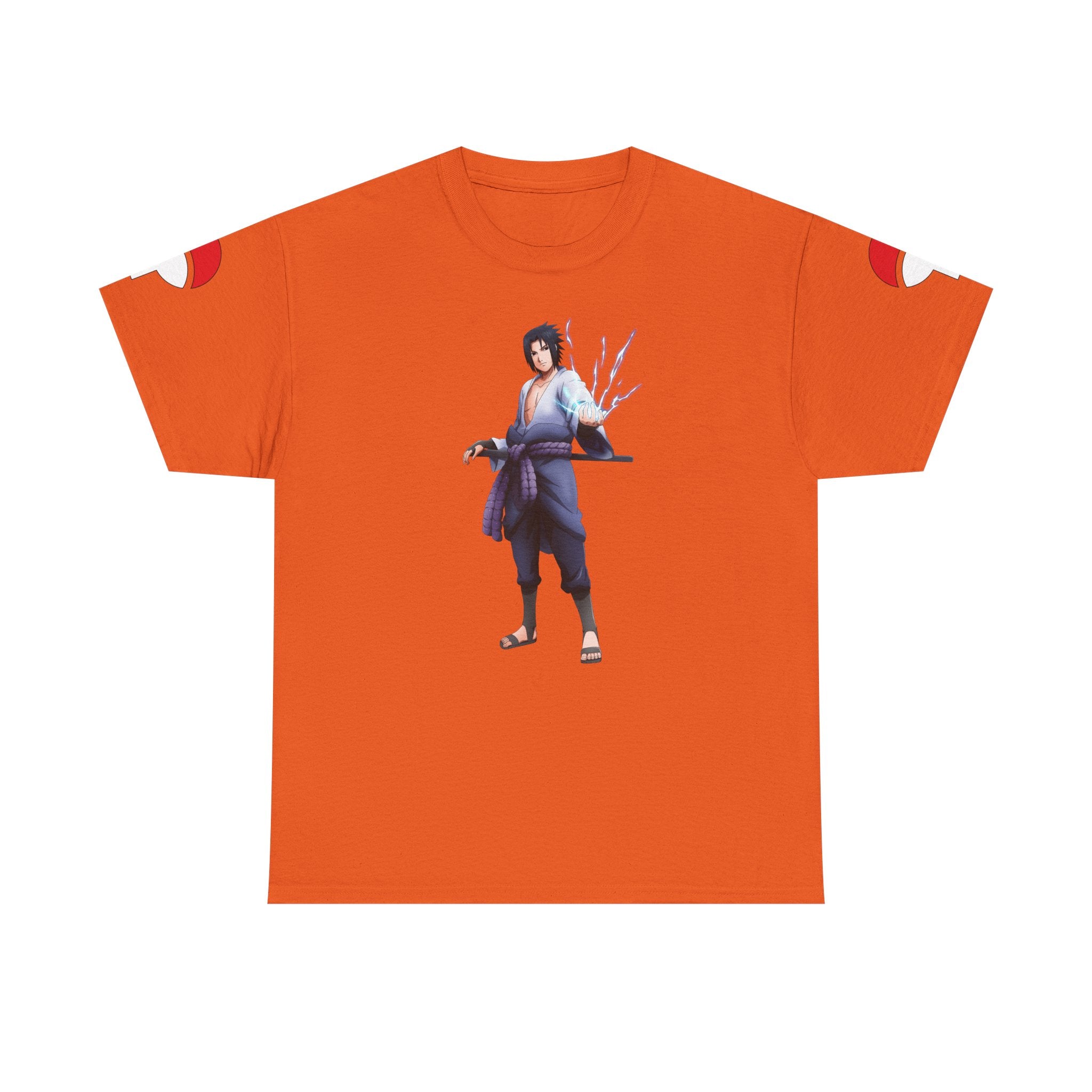 Graphic Anime Μπλούζα Sasuke – Premium Uchiha Clan Logo Tee
