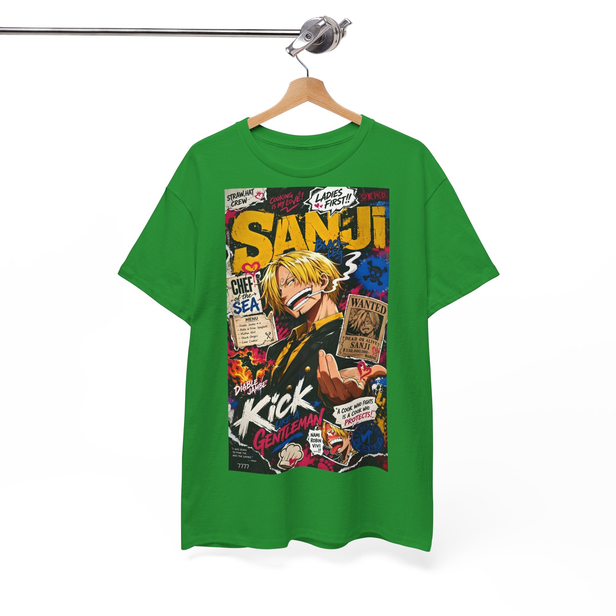 Anime T-Shirt "Vinsmoke Sanji Streetwear" PlusVibe (Έως 5XL)