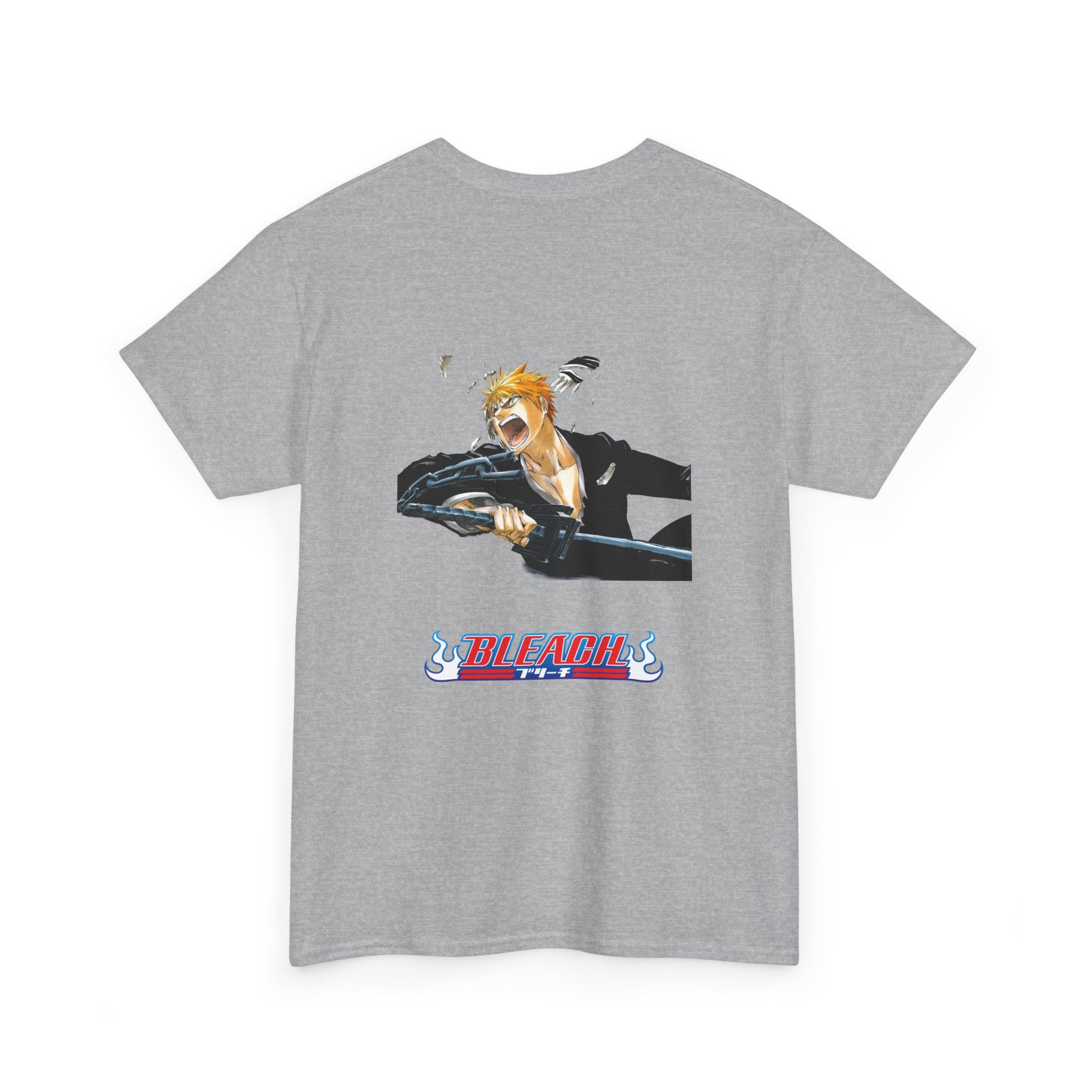 Graphic Anime Μπλούζα Bleach Retro Logo – Vintage Back Print
