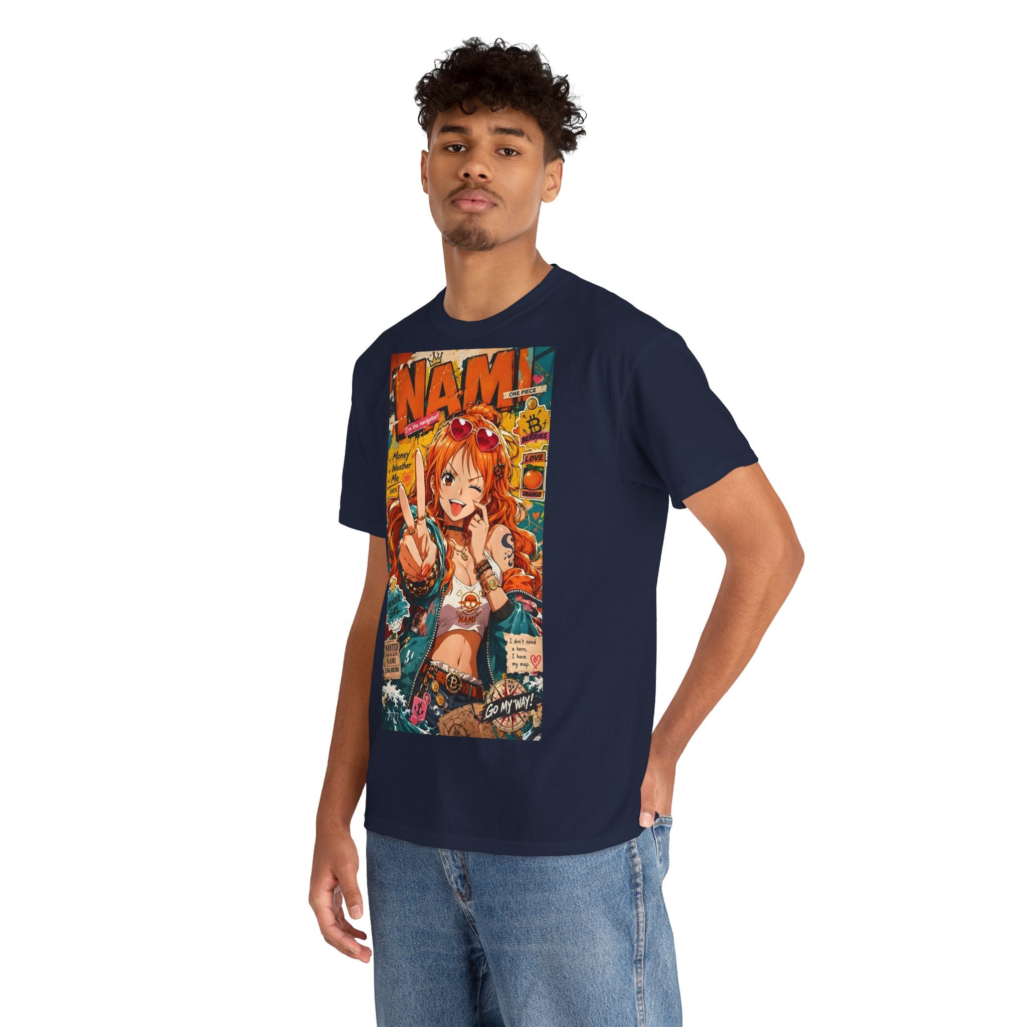 Anime T-Shirt "Nami Cat Burglar Streetwear" PlusVibe (Έως 5XL)