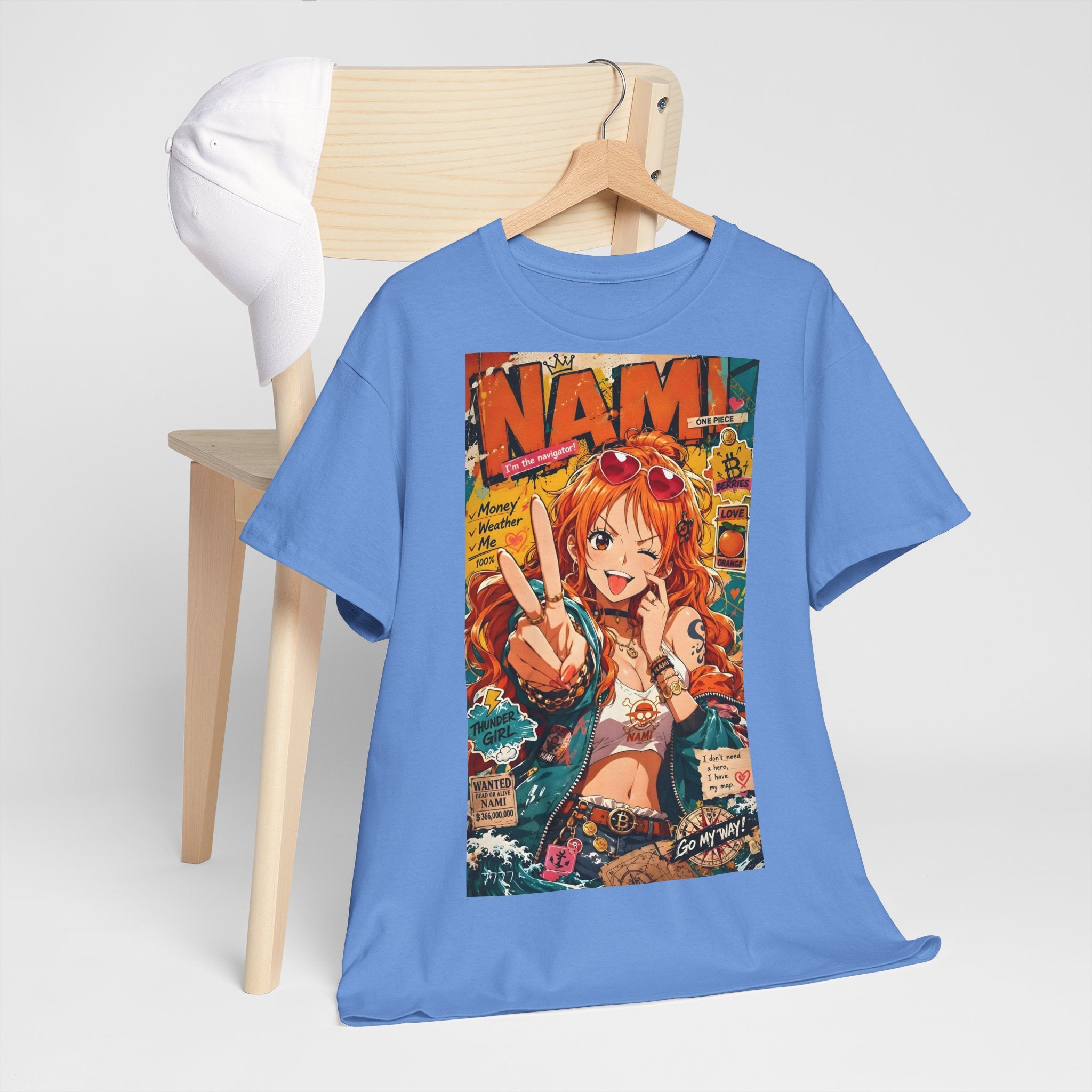 Anime T-Shirt "Nami Cat Burglar Streetwear" PlusVibe (Έως 5XL)