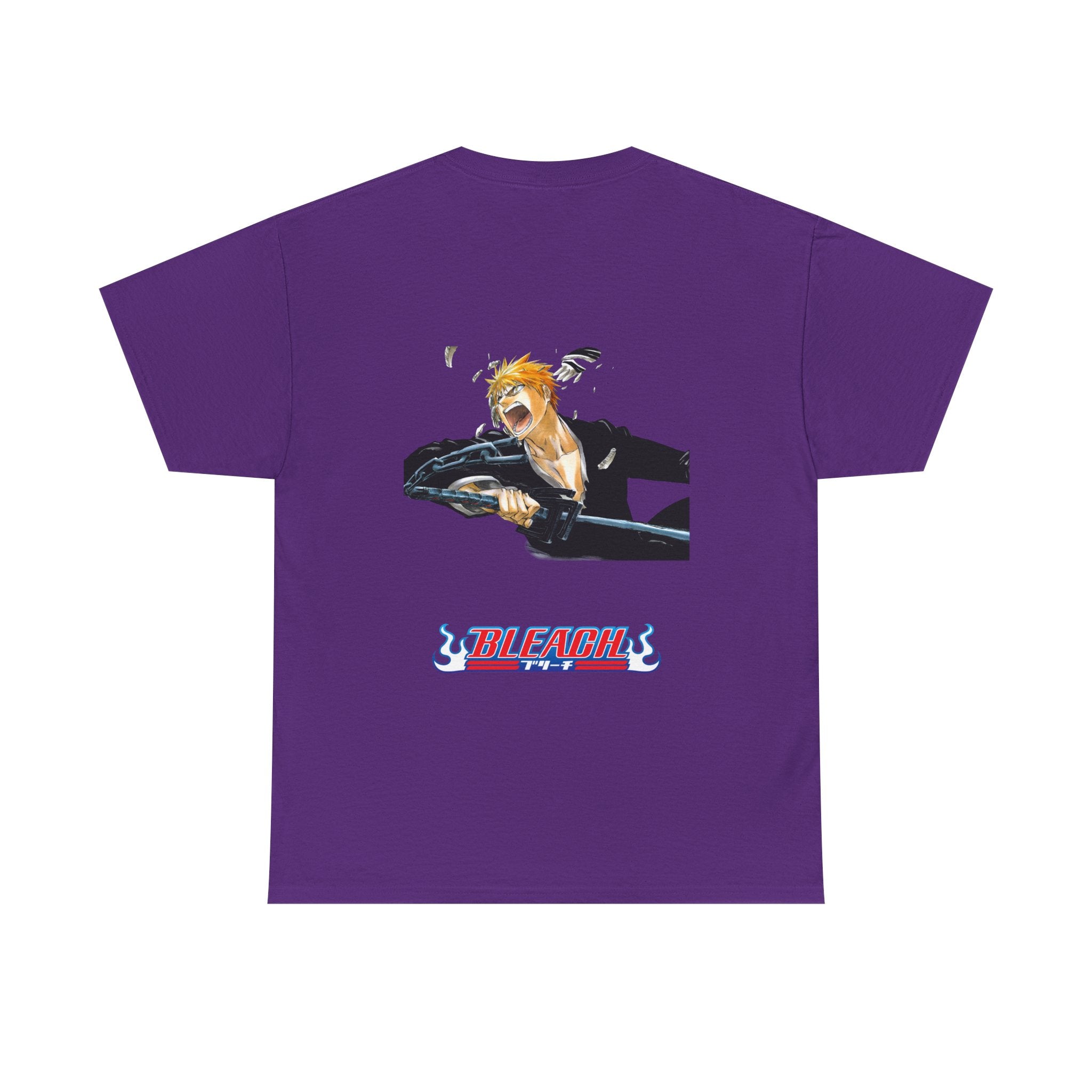 Graphic Anime Μπλούζα Bleach Retro Logo – Vintage Back Print