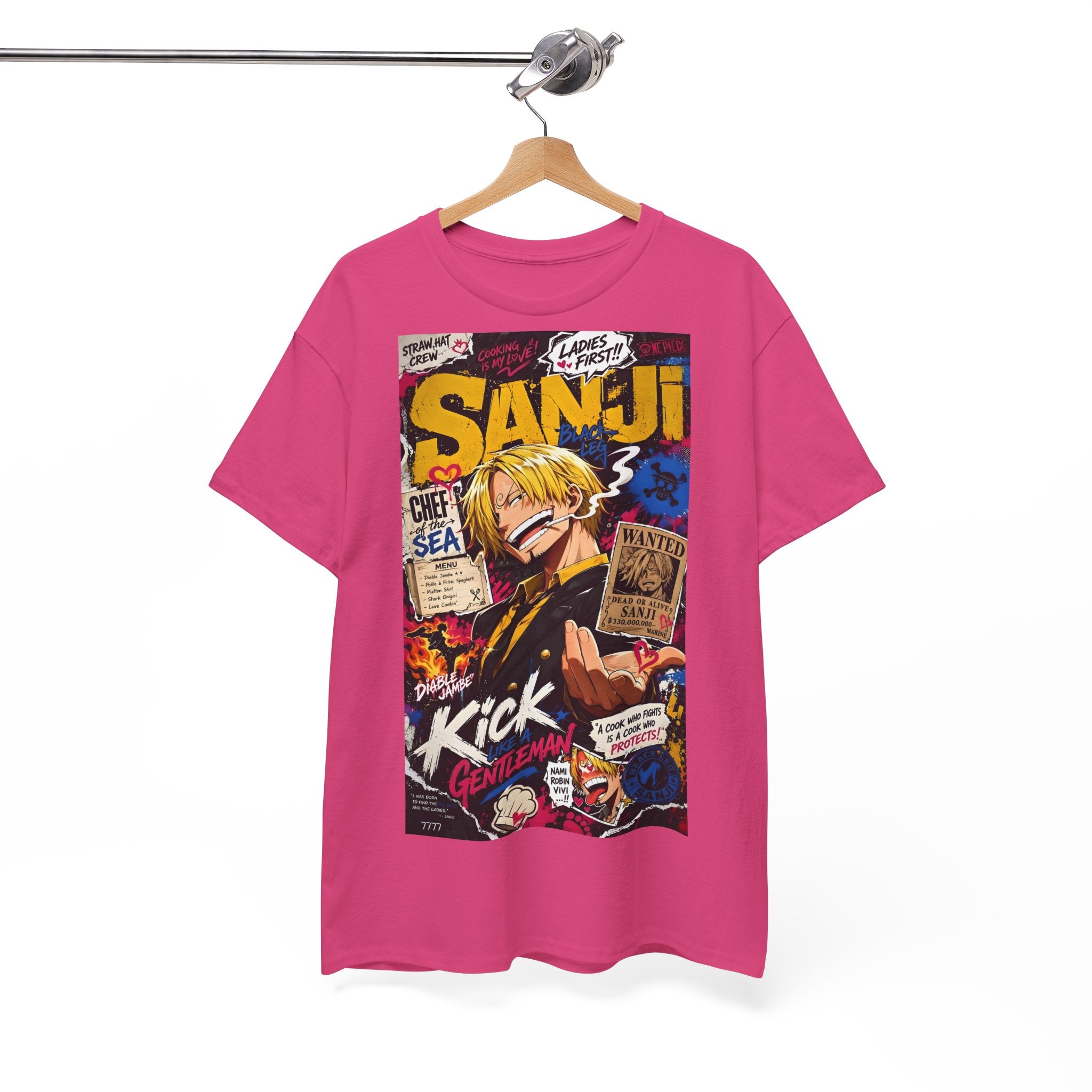 Anime T-Shirt "Vinsmoke Sanji Streetwear" PlusVibe (Έως 5XL)