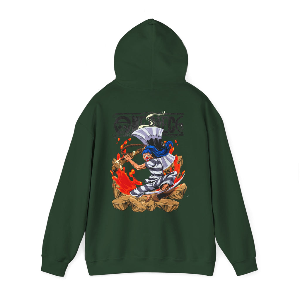 Oversized Anime Φούτερ "Buggy Flashy Yonko" PlusVibe (Έως 5XL)