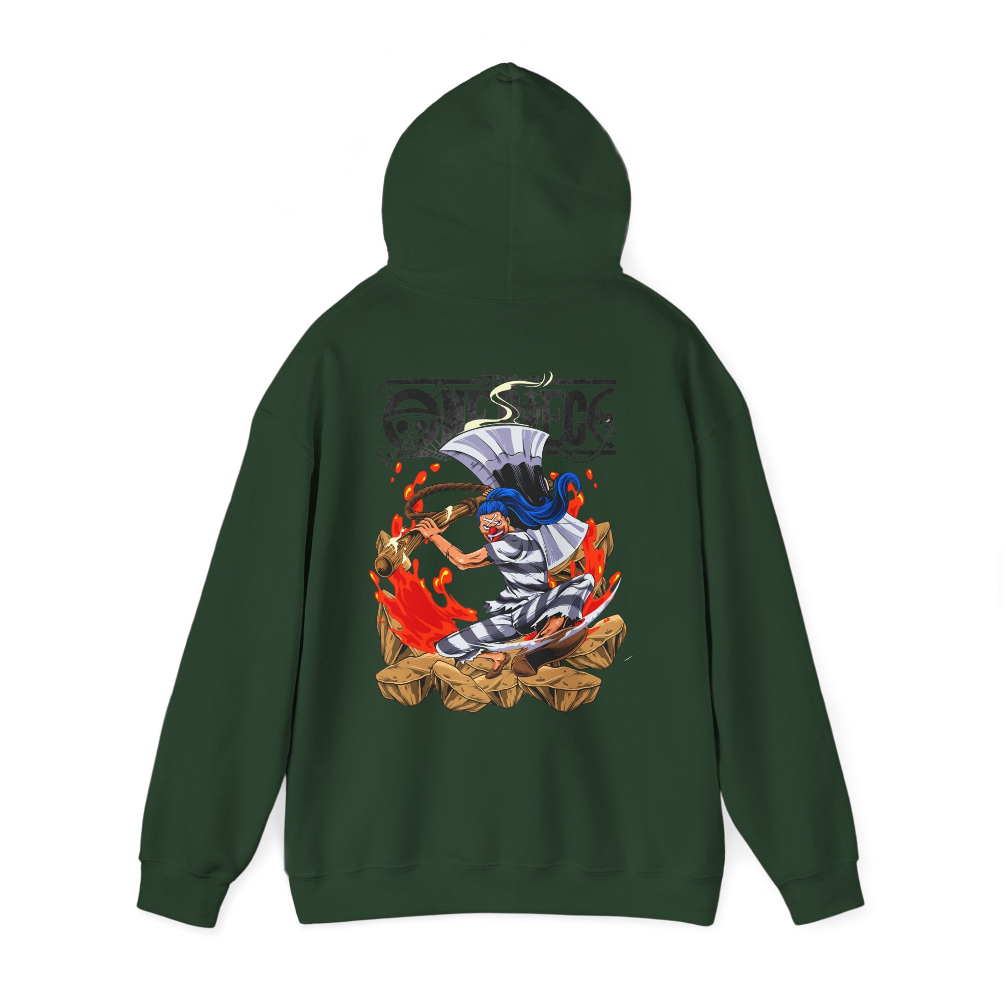 Oversized Anime Φούτερ "Buggy Flashy Yonko" PlusVibe (Έως 5XL)