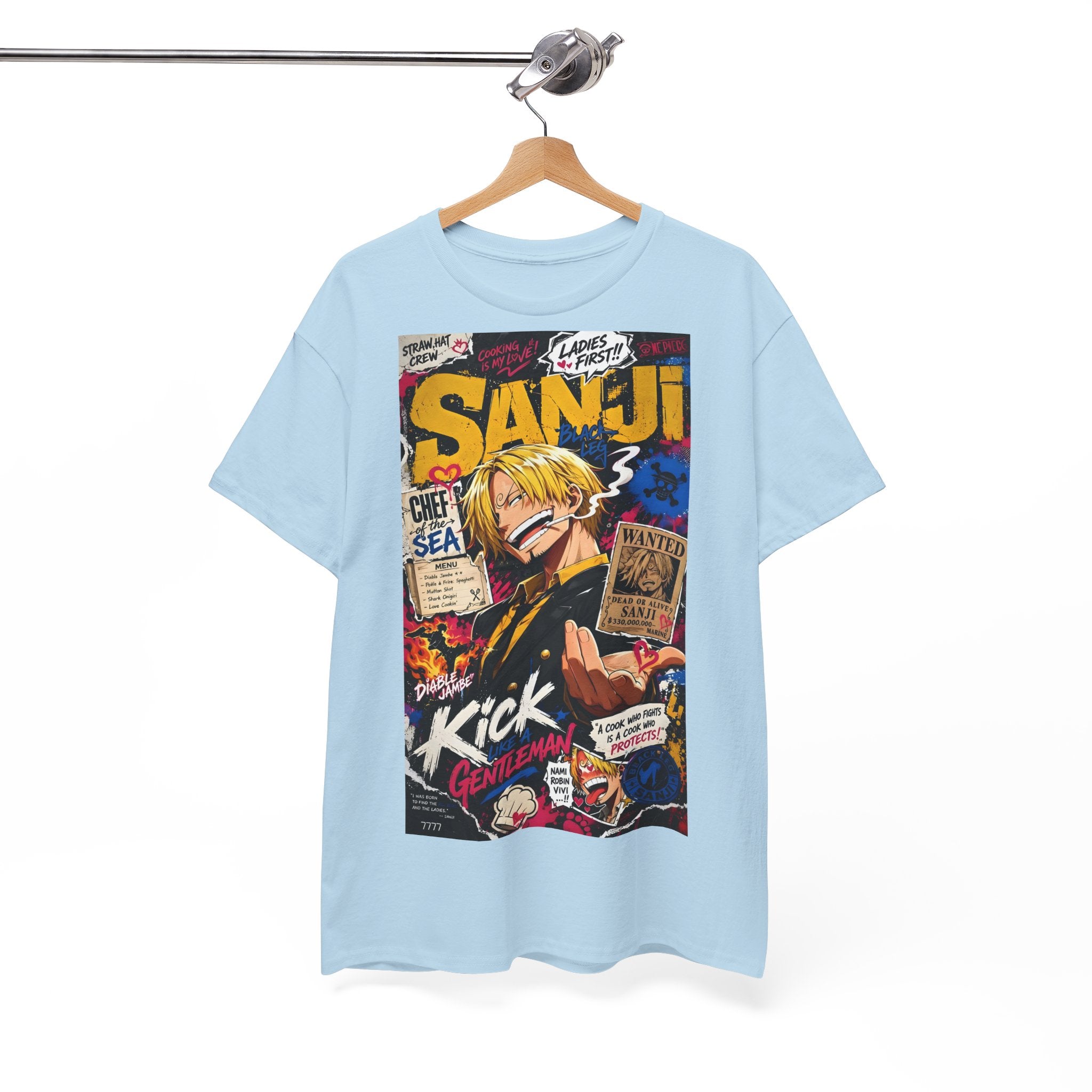 Anime T-Shirt "Vinsmoke Sanji Streetwear" PlusVibe (Έως 5XL)