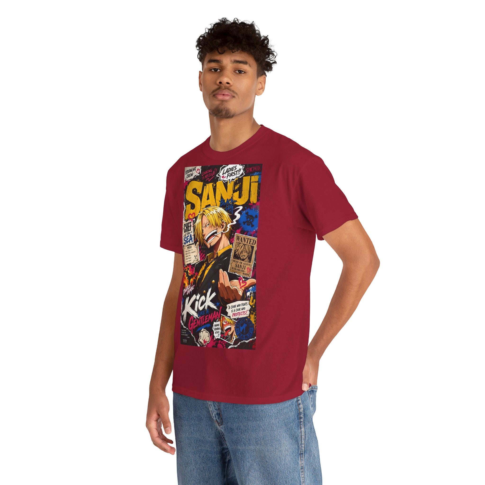 Anime T-Shirt "Vinsmoke Sanji Streetwear" PlusVibe (Έως 5XL)