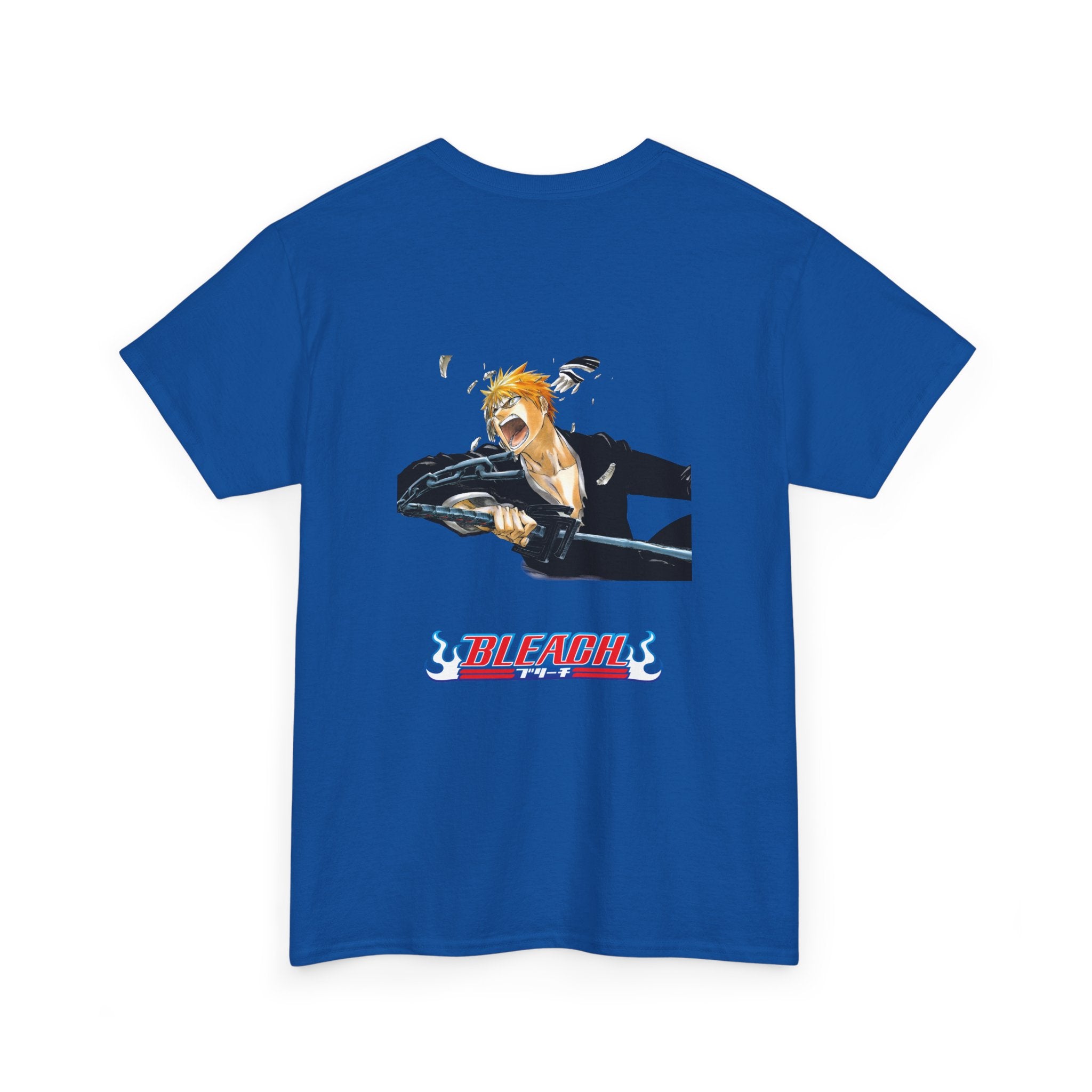 Graphic Anime Μπλούζα Bleach Retro Logo – Vintage Back Print
